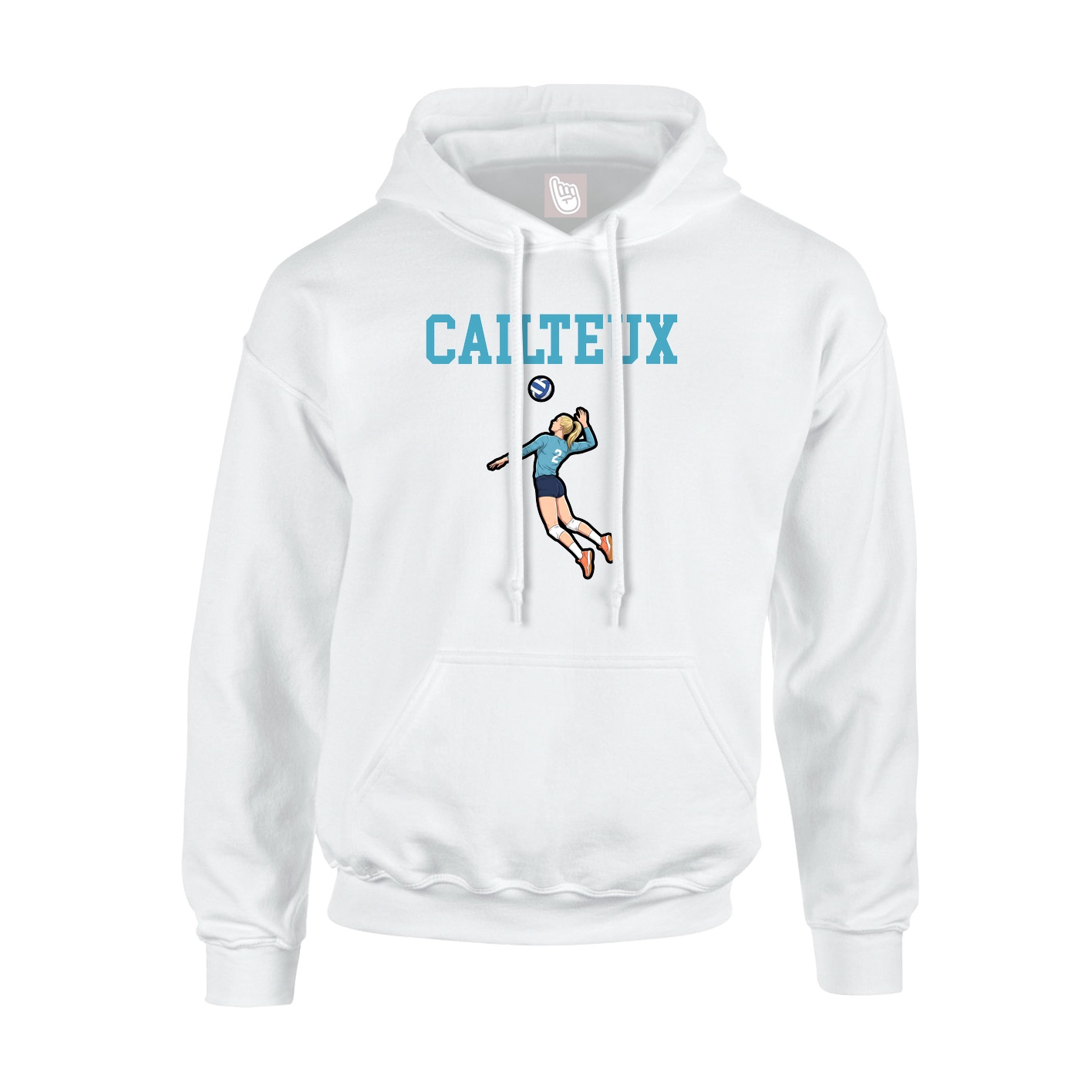 Hoodie — Shirsey in White