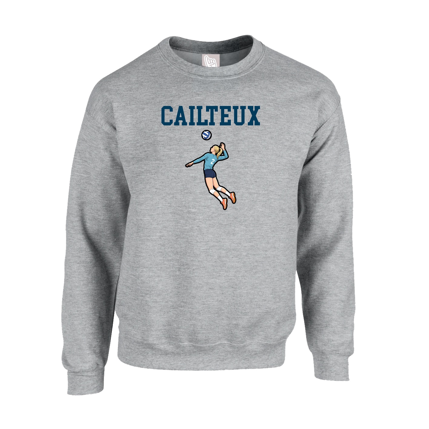 Fleece Crew — Shirsey in Grey