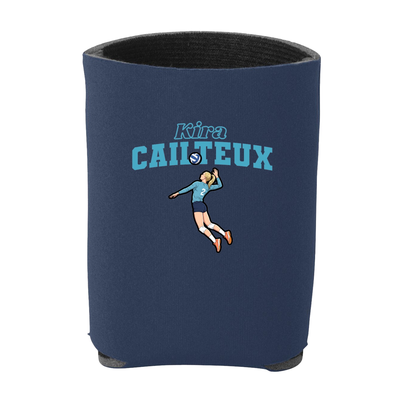 Can Holder — Name Arch in Navy