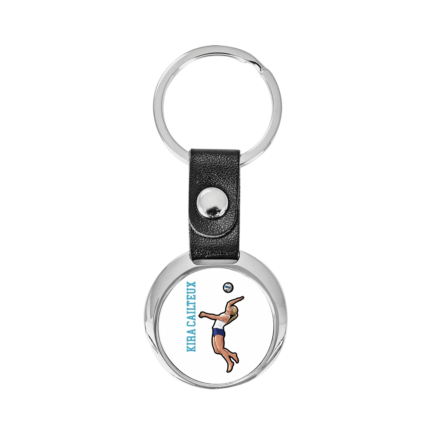 Key Chain — Name Vertical in Classic