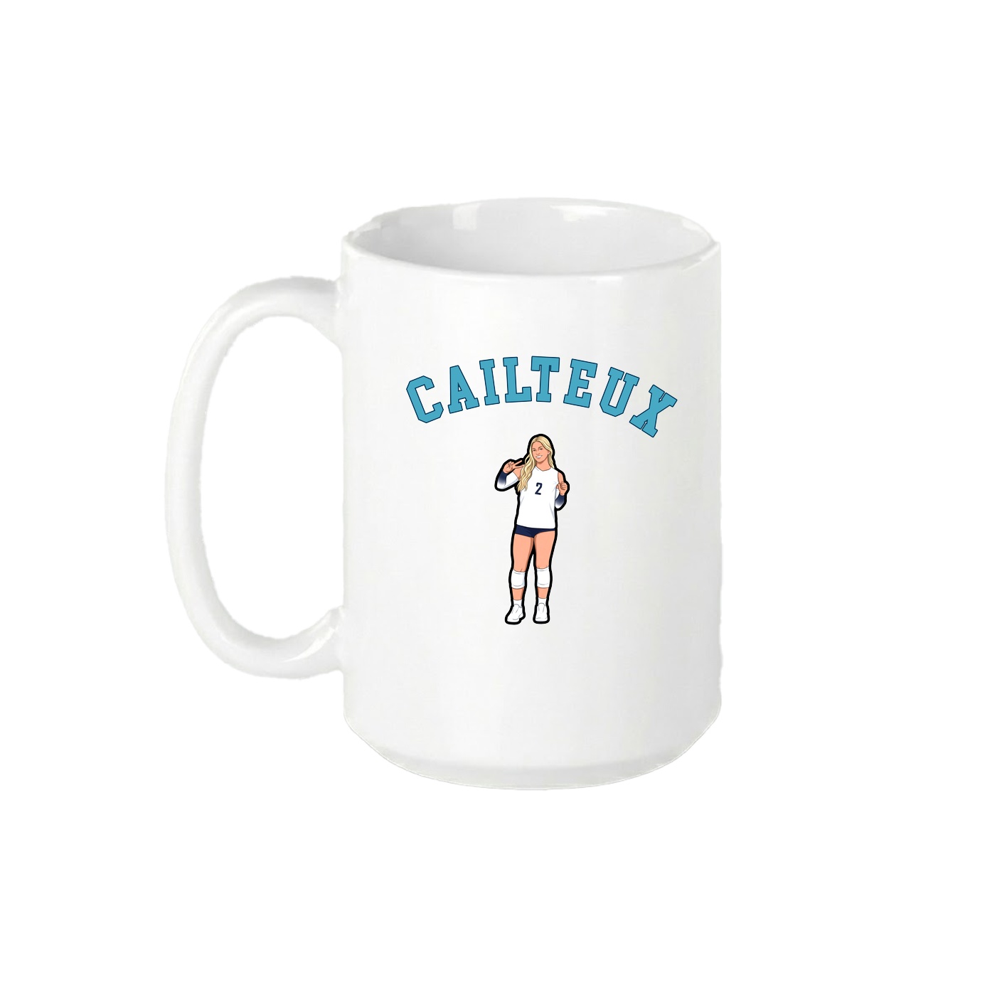 15oz Coffee Mug — Shirsey Arch in White