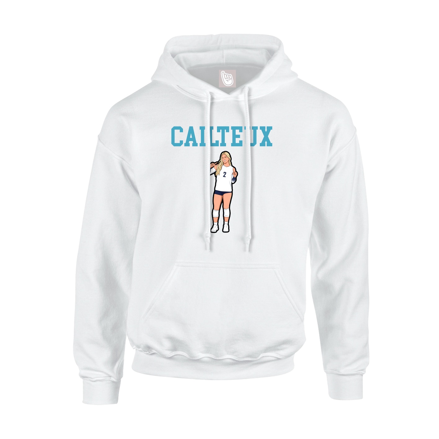 Hoodie — Shirsey in White