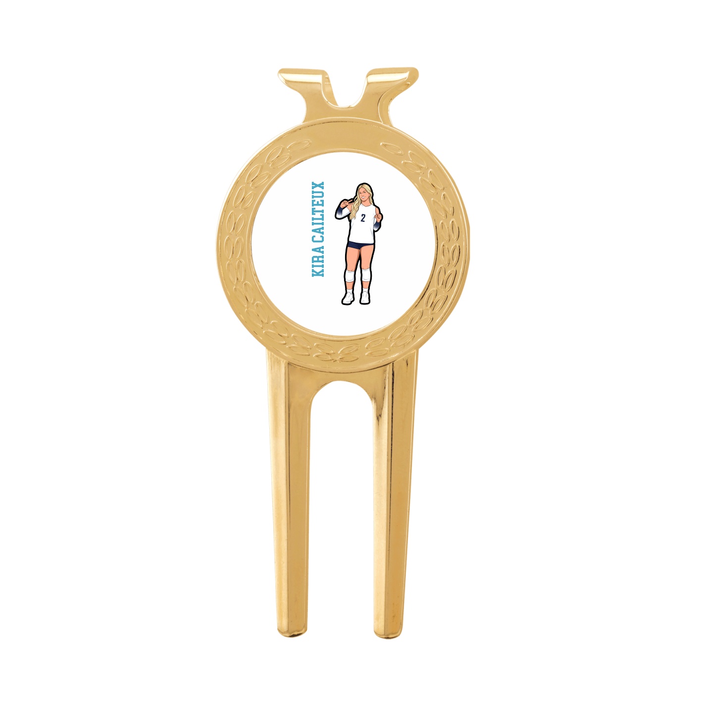 Divot Tool with Ball Marker — Name Vertical in Classic