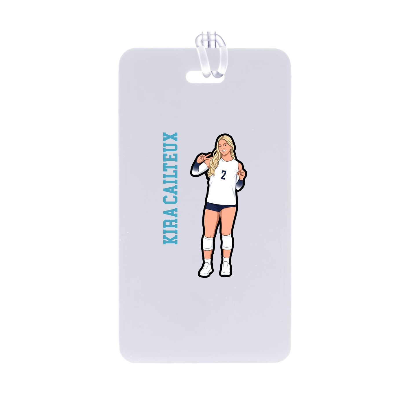 Bag Tag — Name Vertical in Classic