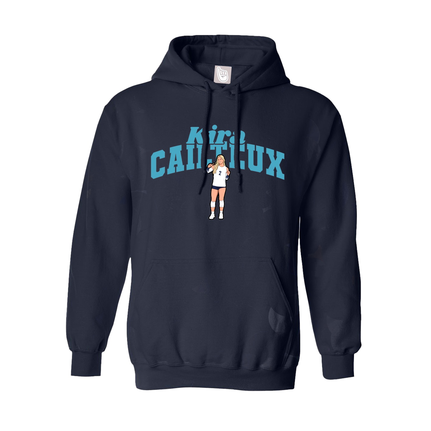 Hoodie — Signature Arch in Navy