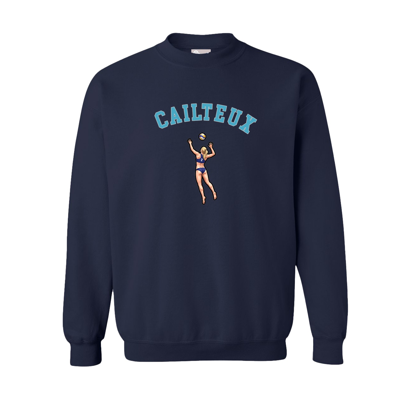 Fleece Crew — Shirsey Arch in Navy