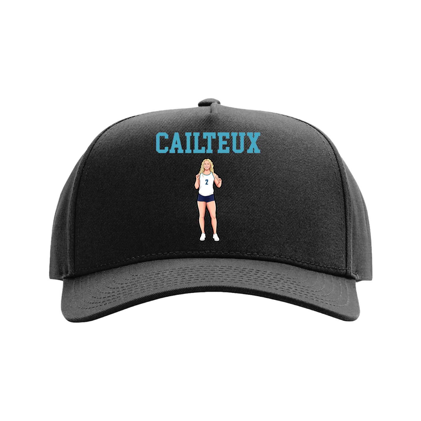 Full Fabric Five-Panel Champ Cap