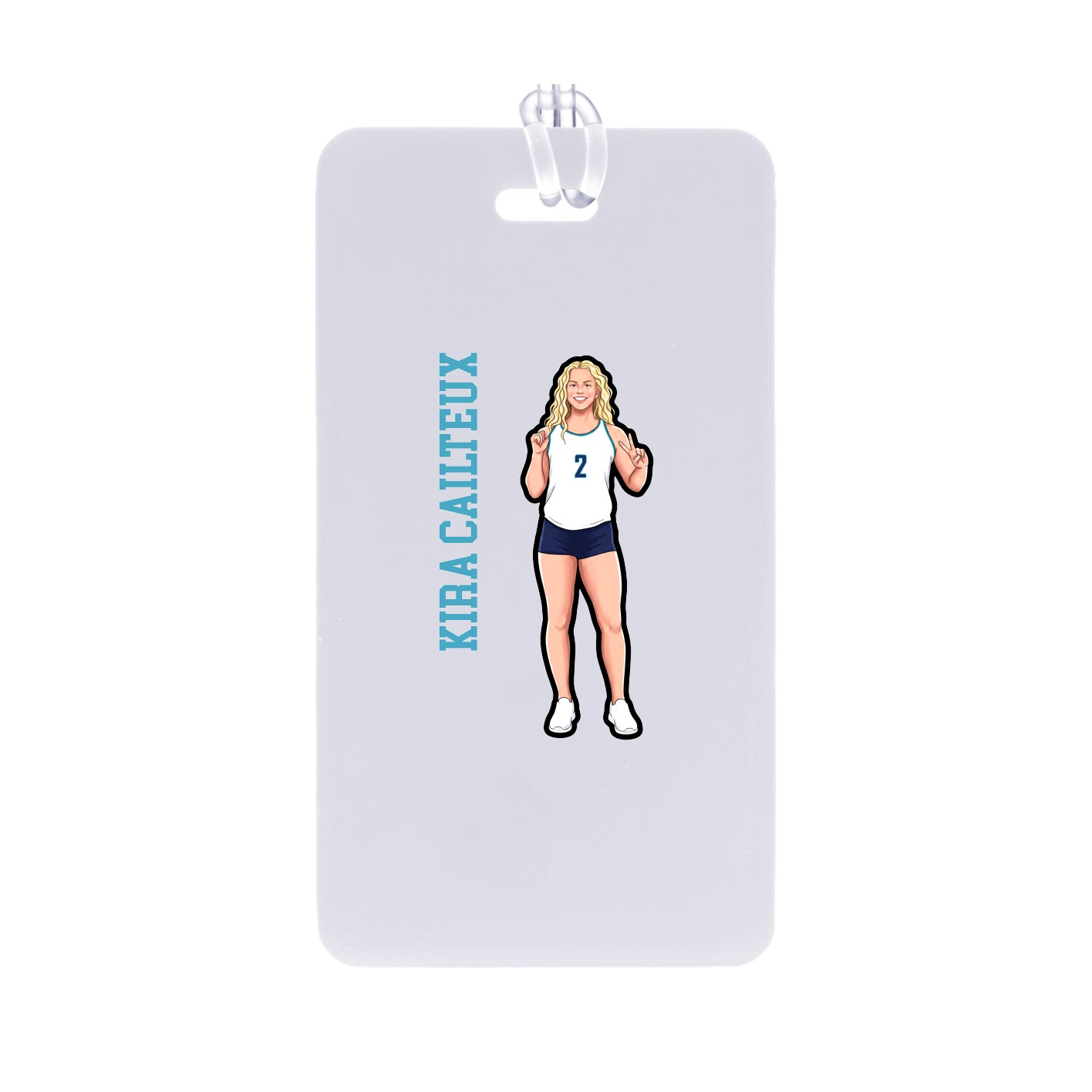 Bag Tag — Name Vertical in Classic