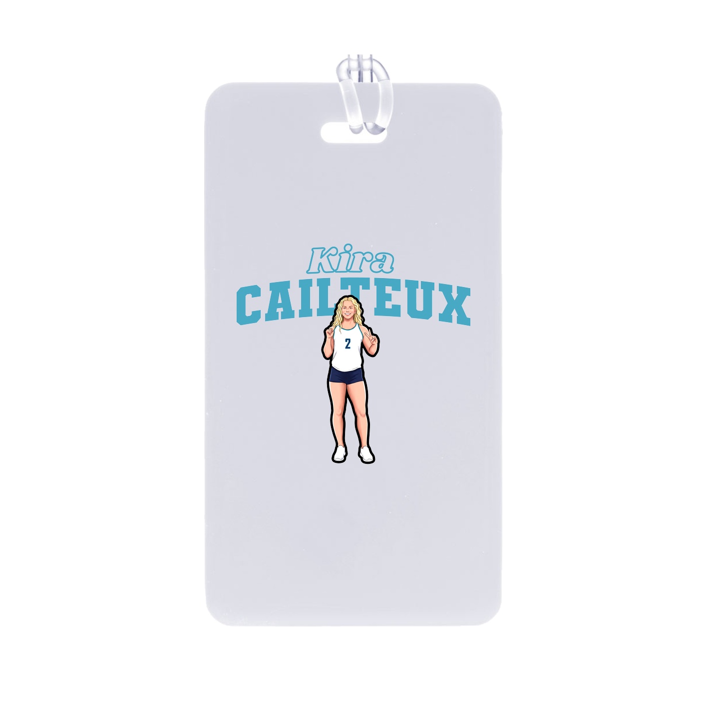 Bag Tag — Name Arch in Classic