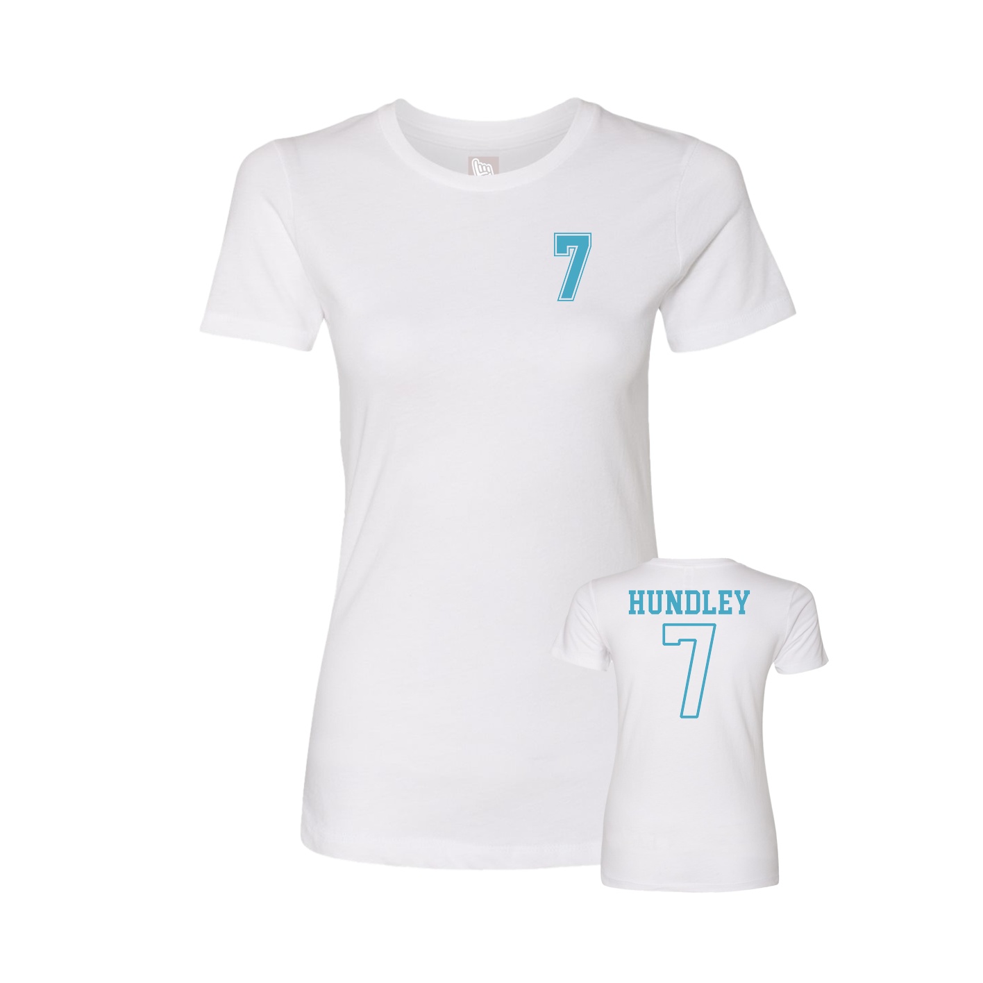 Womens Tee — Chest Back in White