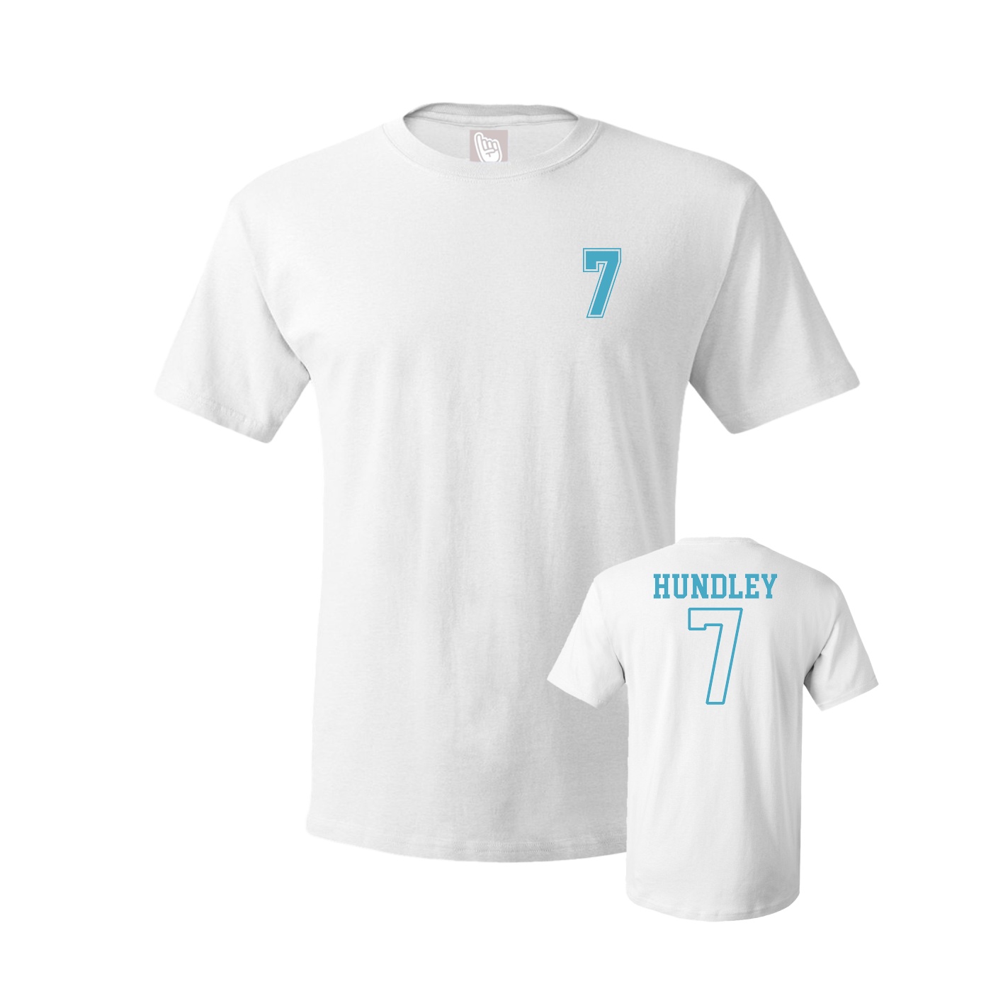 Youth Tee — Chest Back in White
