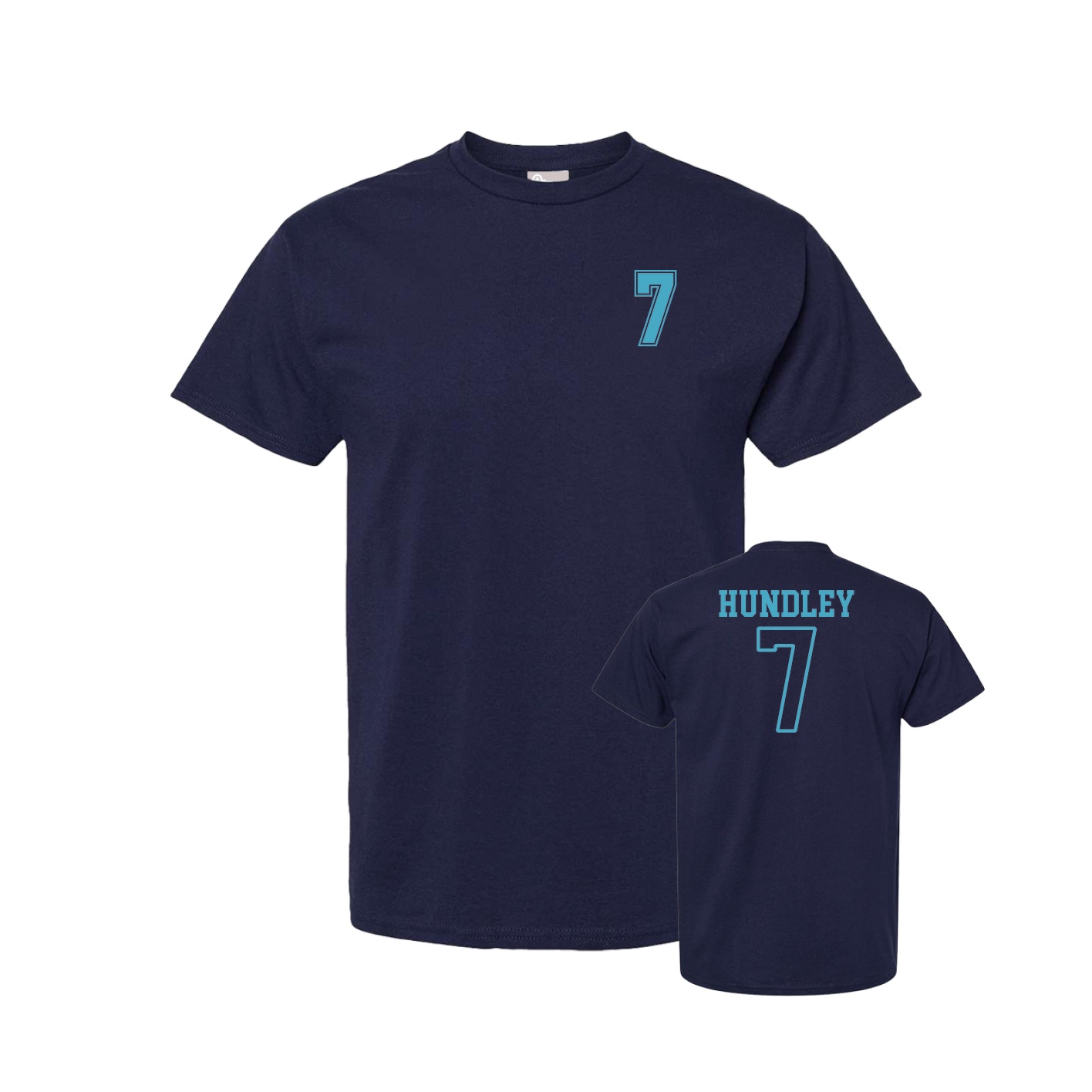Youth Tee — Chest Back in Navy