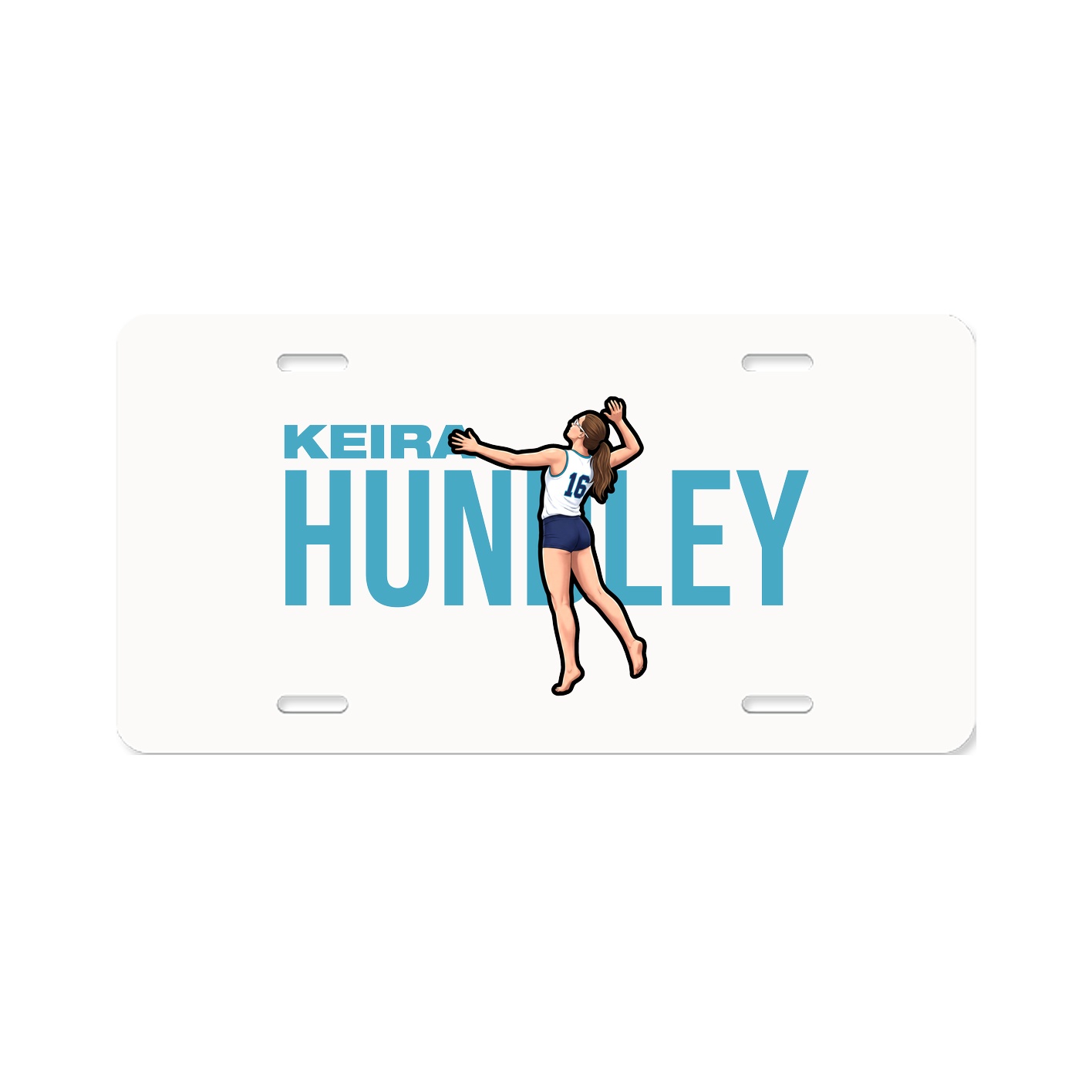 License Plate — Player Name in Classic