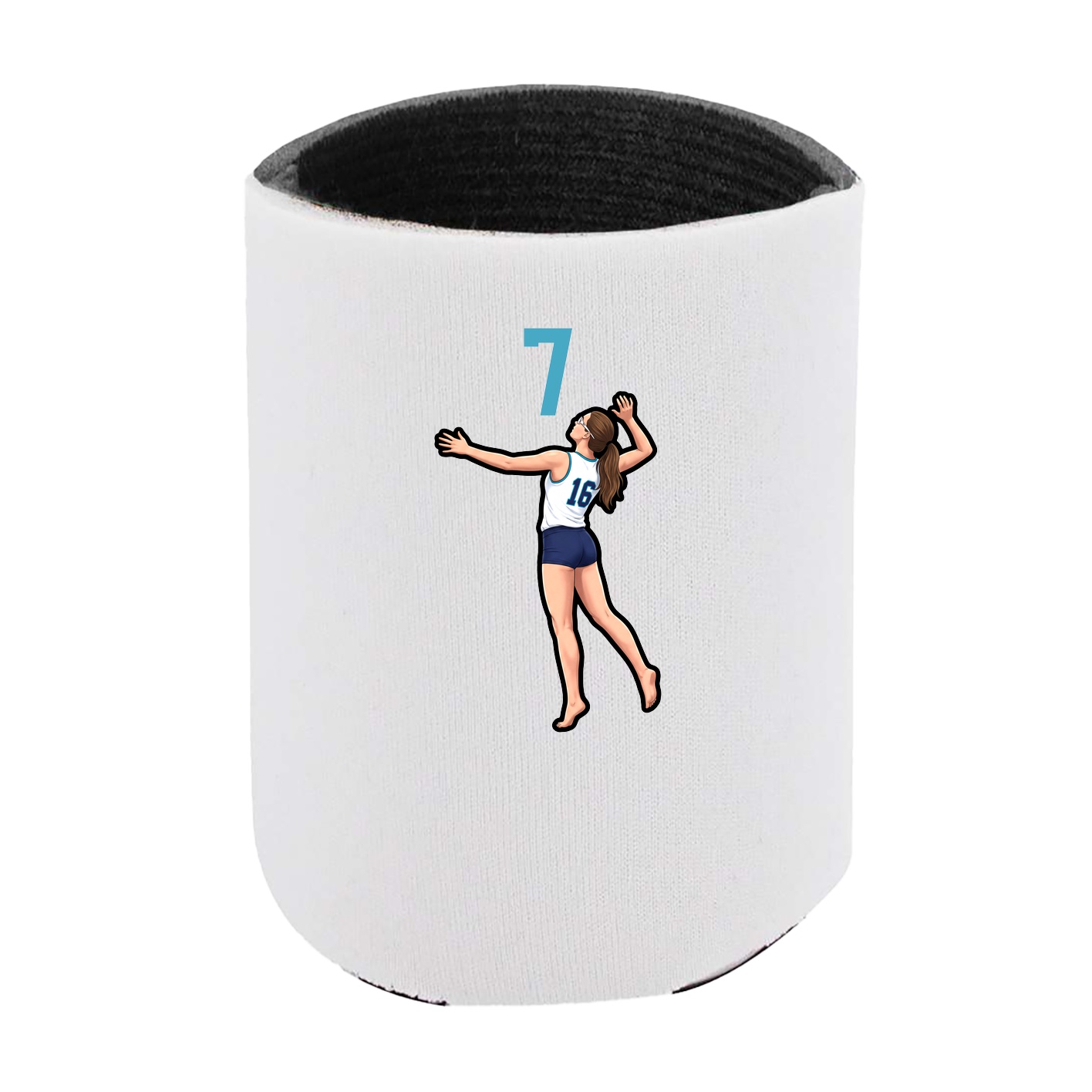 Can Holder — Number Top in White