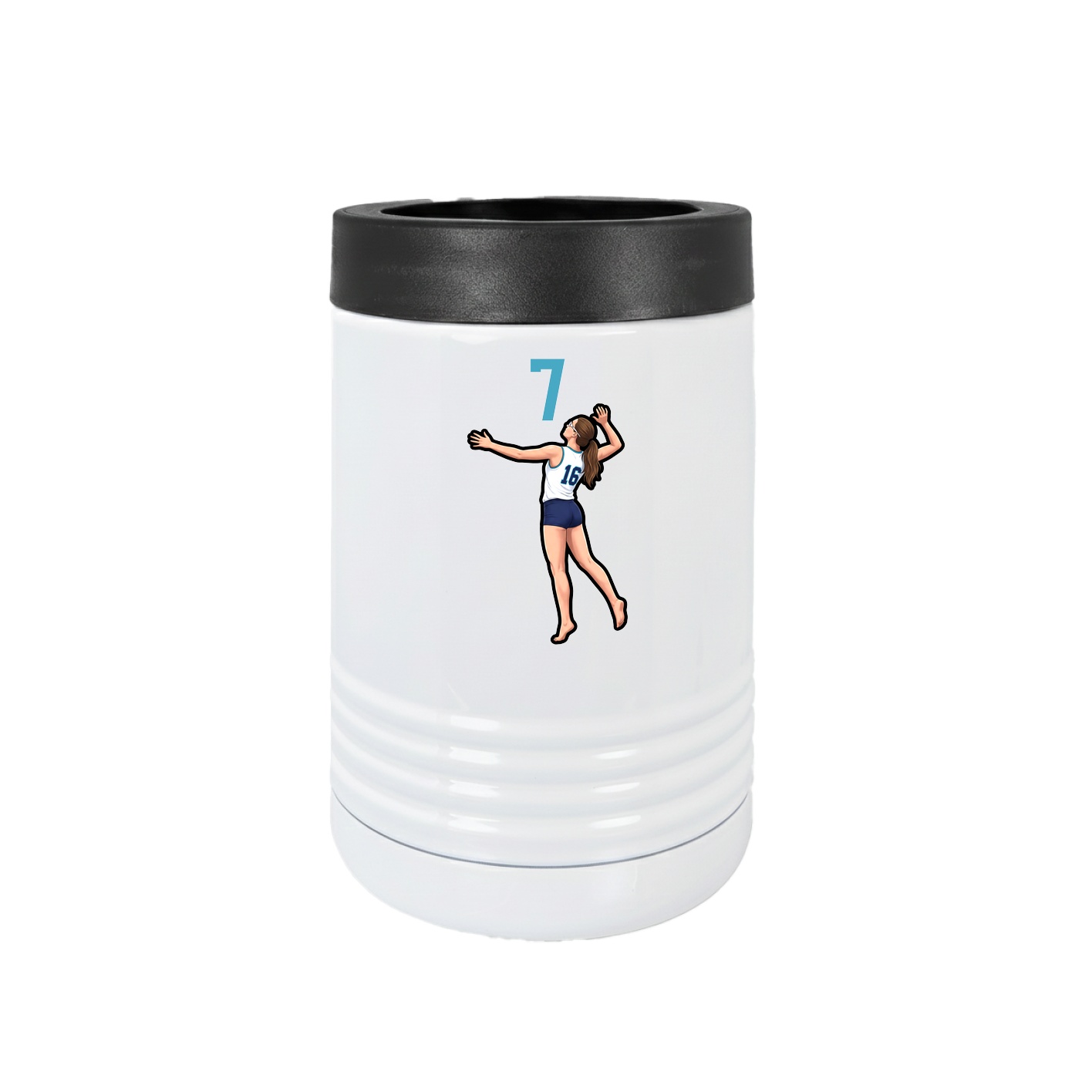 Beverage Holder — Number Top in White
