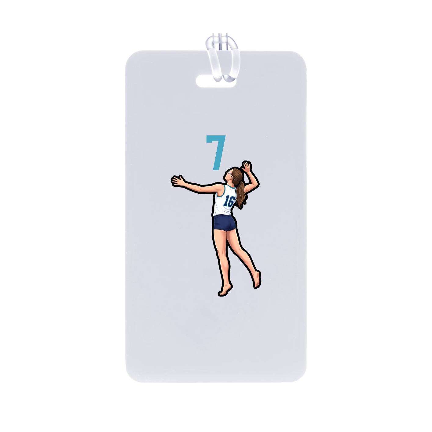 Bag Tag — Number Top in Classic