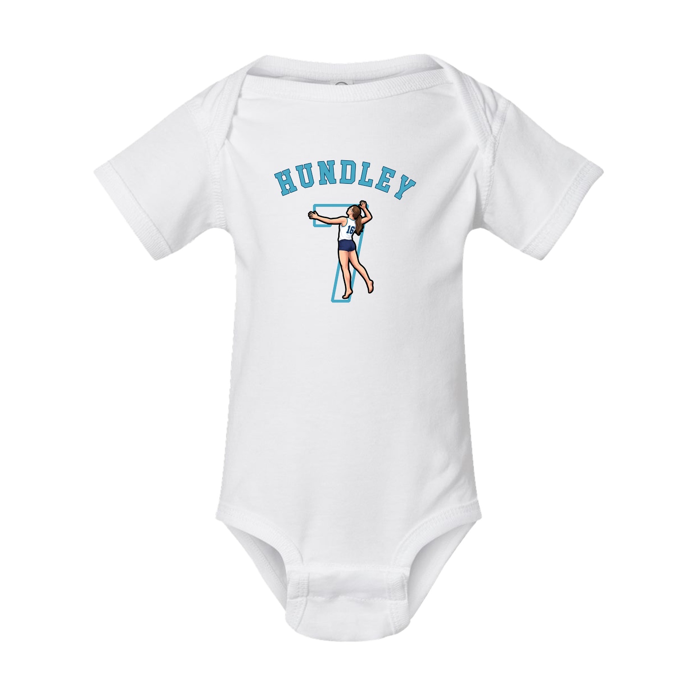 Baby Onesie — Shirsey Arch in White