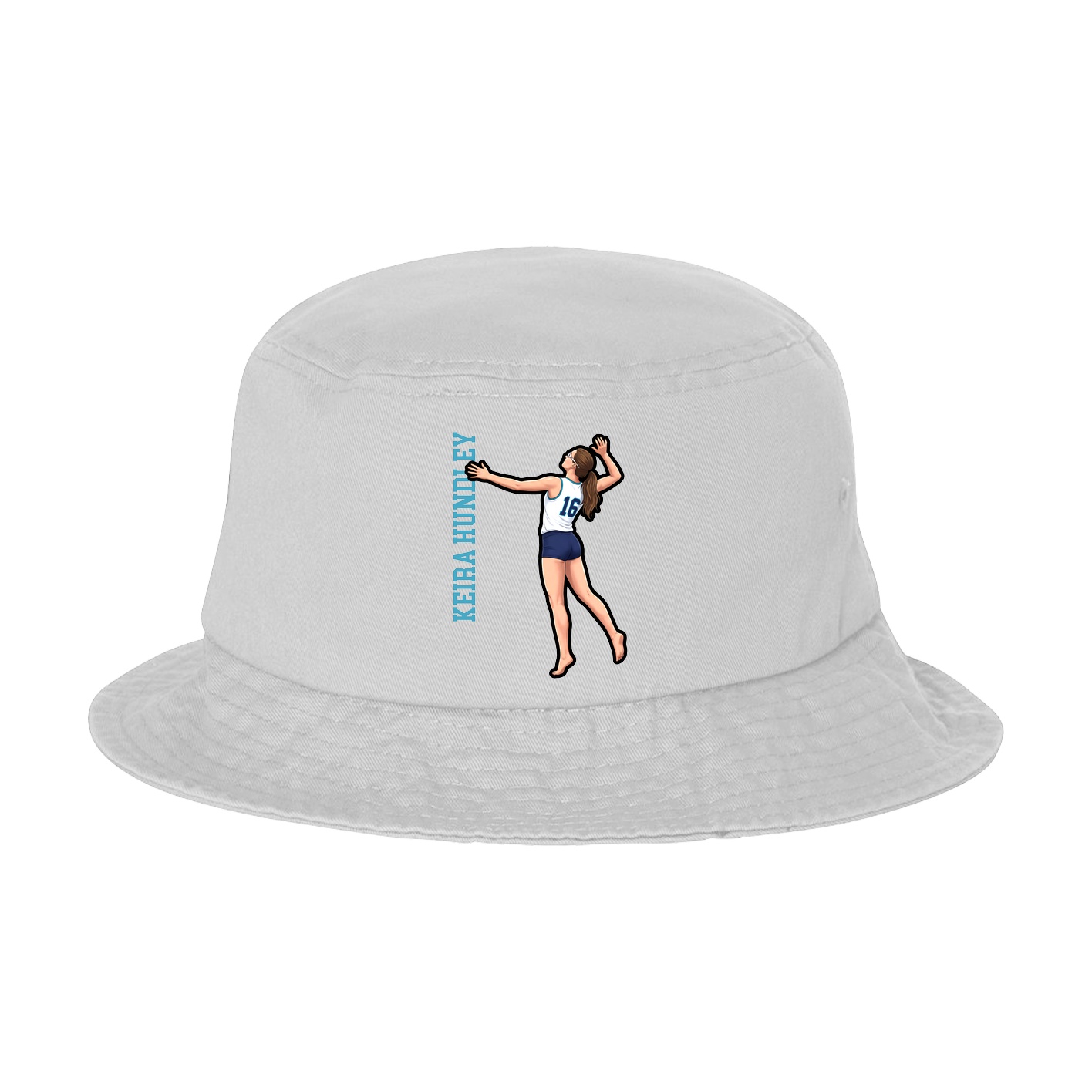 Bucket Cap — Name Vertical in White