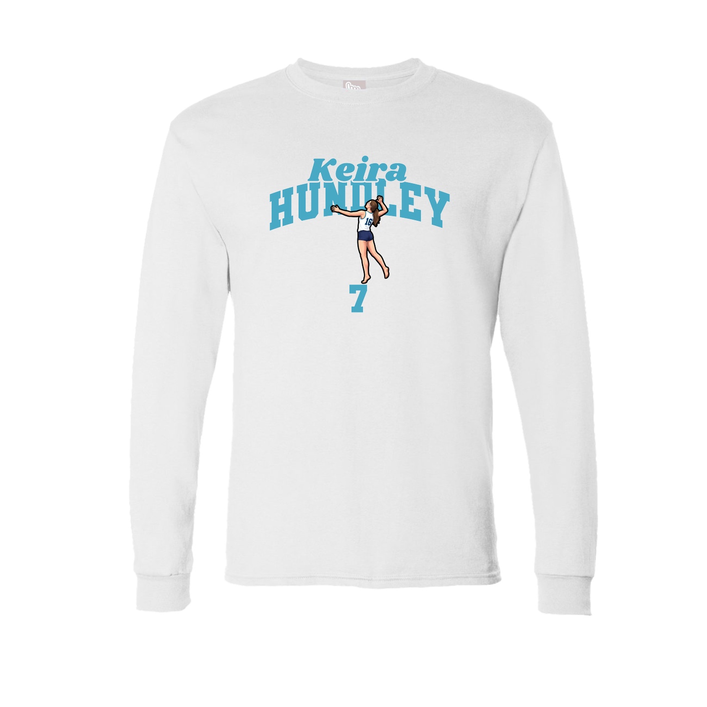 Long Sleeve Tee — Signature Arch in White