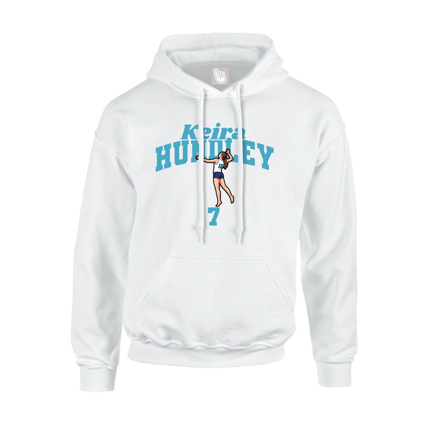 Youth Hoodie — Signature Arch in White
