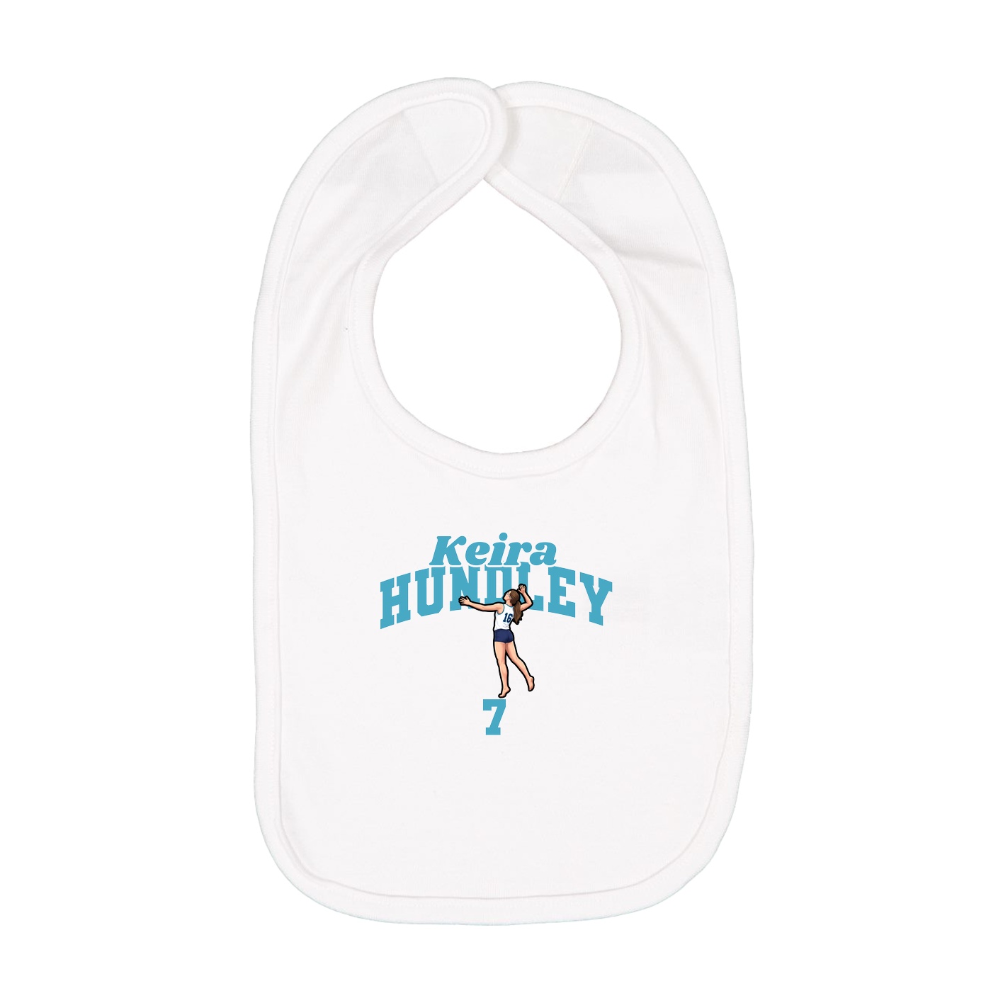 Infant Bib — Signature Arch in White