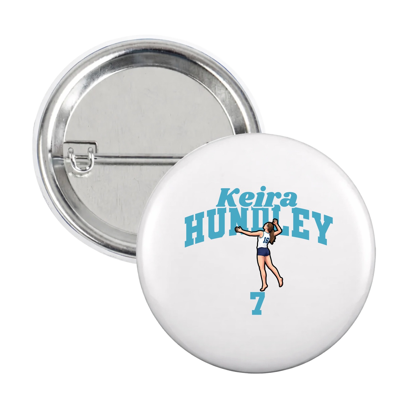 Game Day Button — Signature Arch in White