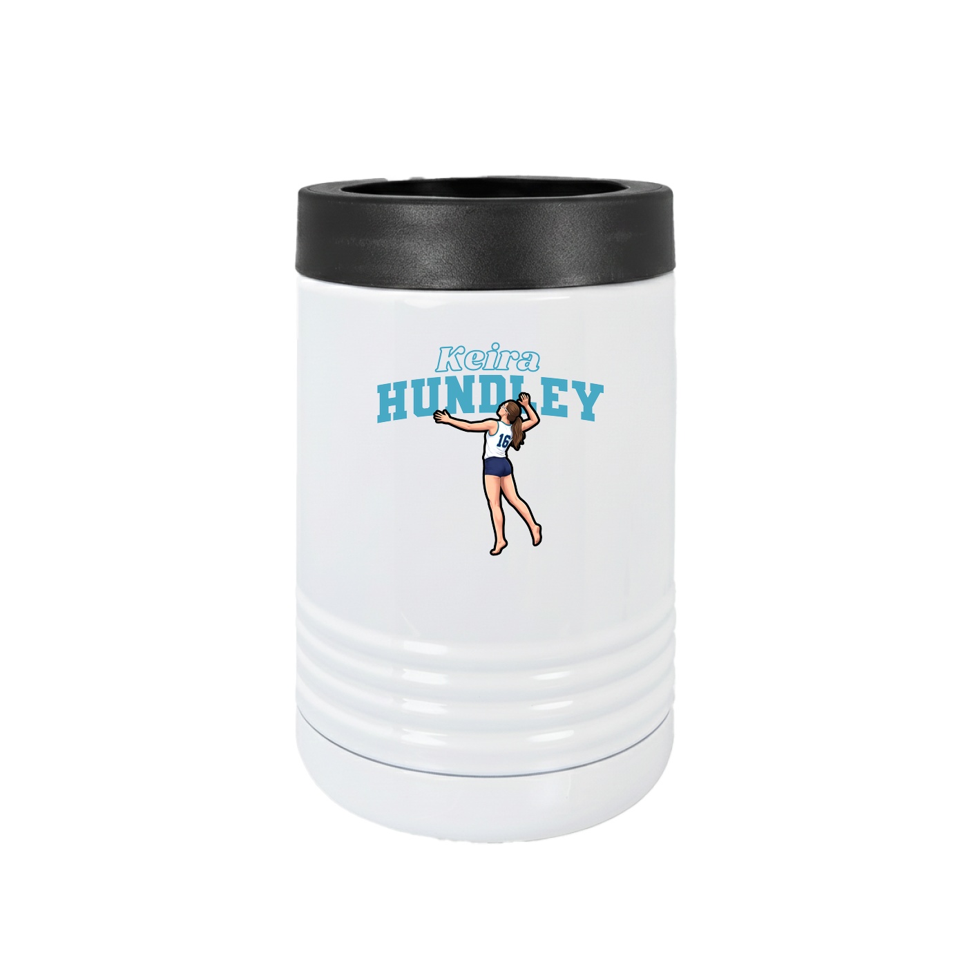 Beverage Holder — Name Arch in White