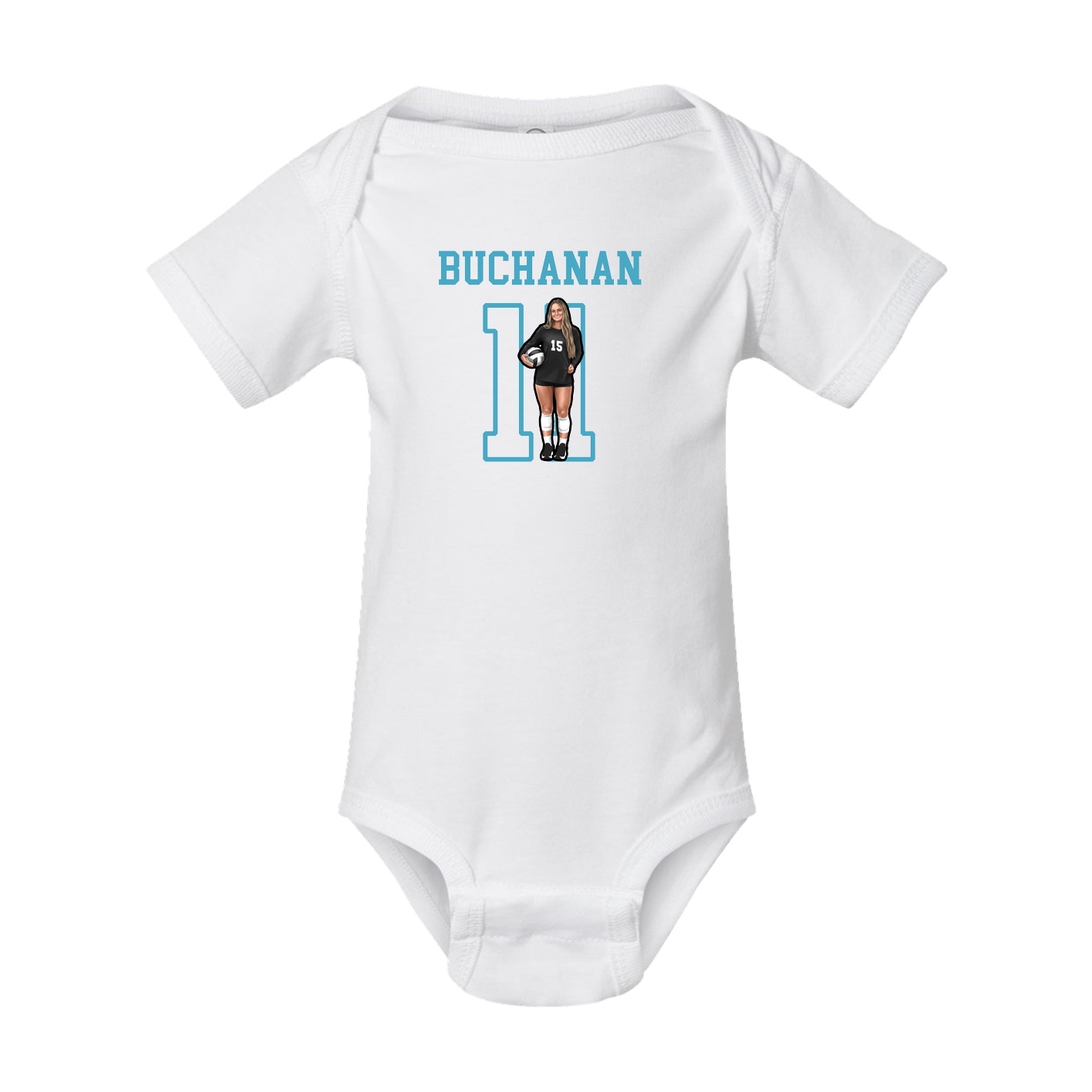 Baby Onesie — Shirsey in White