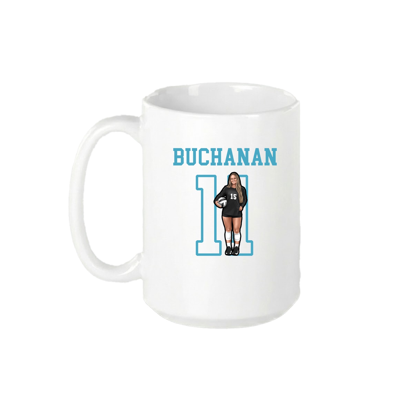 15oz Coffee Mug — Shirsey in White