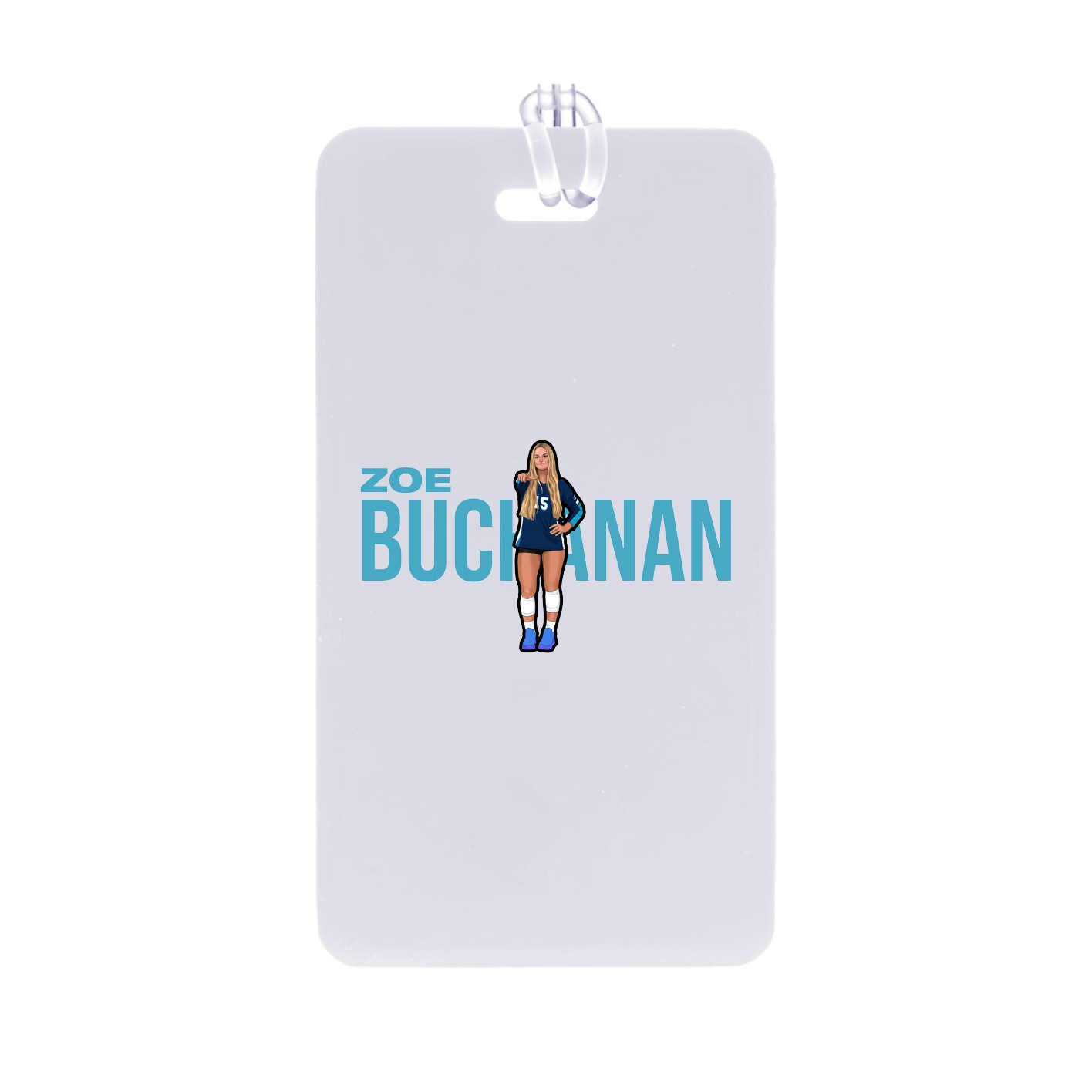 Bag Tag — Player Name in Classic