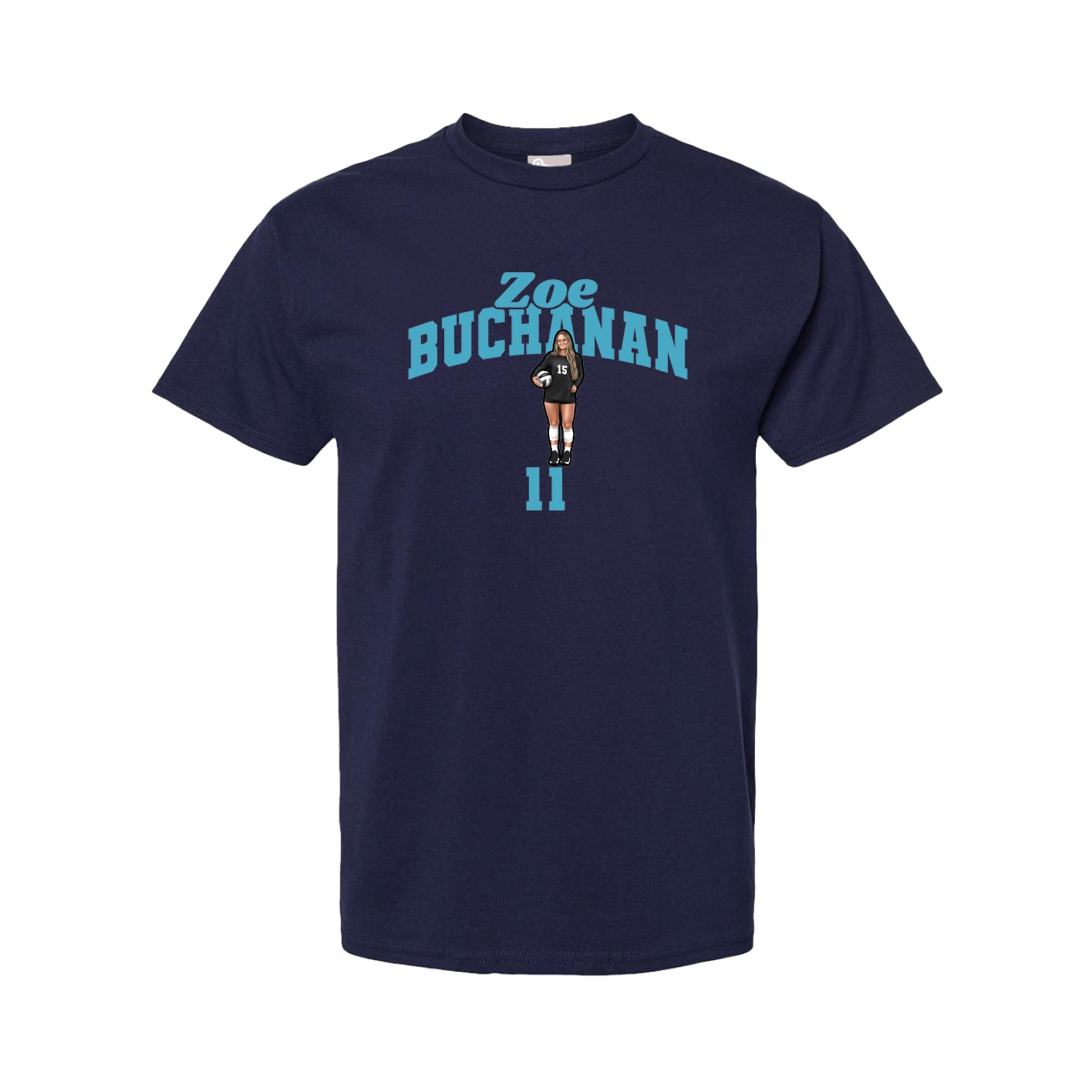 Tee — Signature Arch in Navy