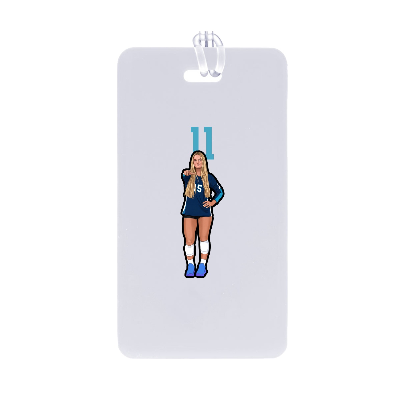 Bag Tag — Number Top in Classic