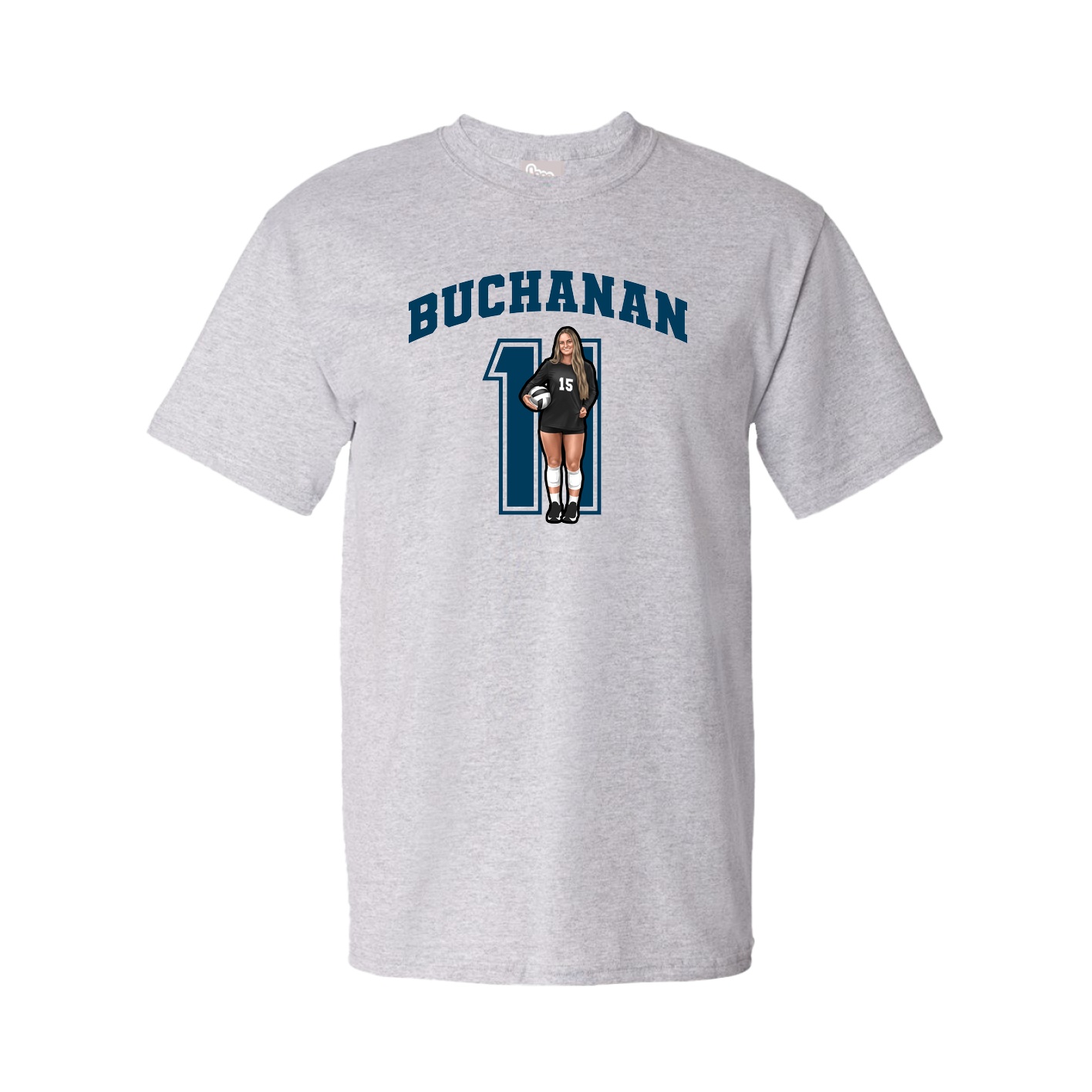 Tee — Number in Grey