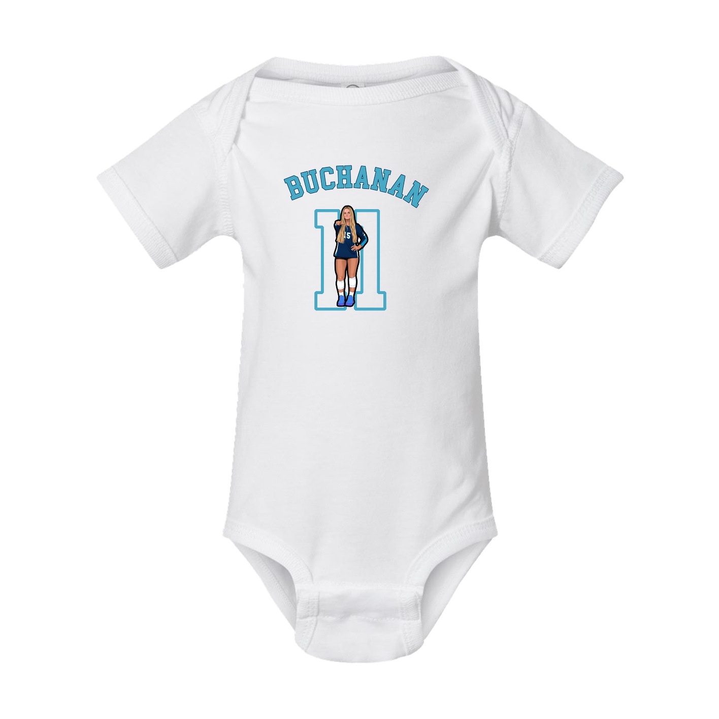 Baby Onesie — Shirsey Arch in White