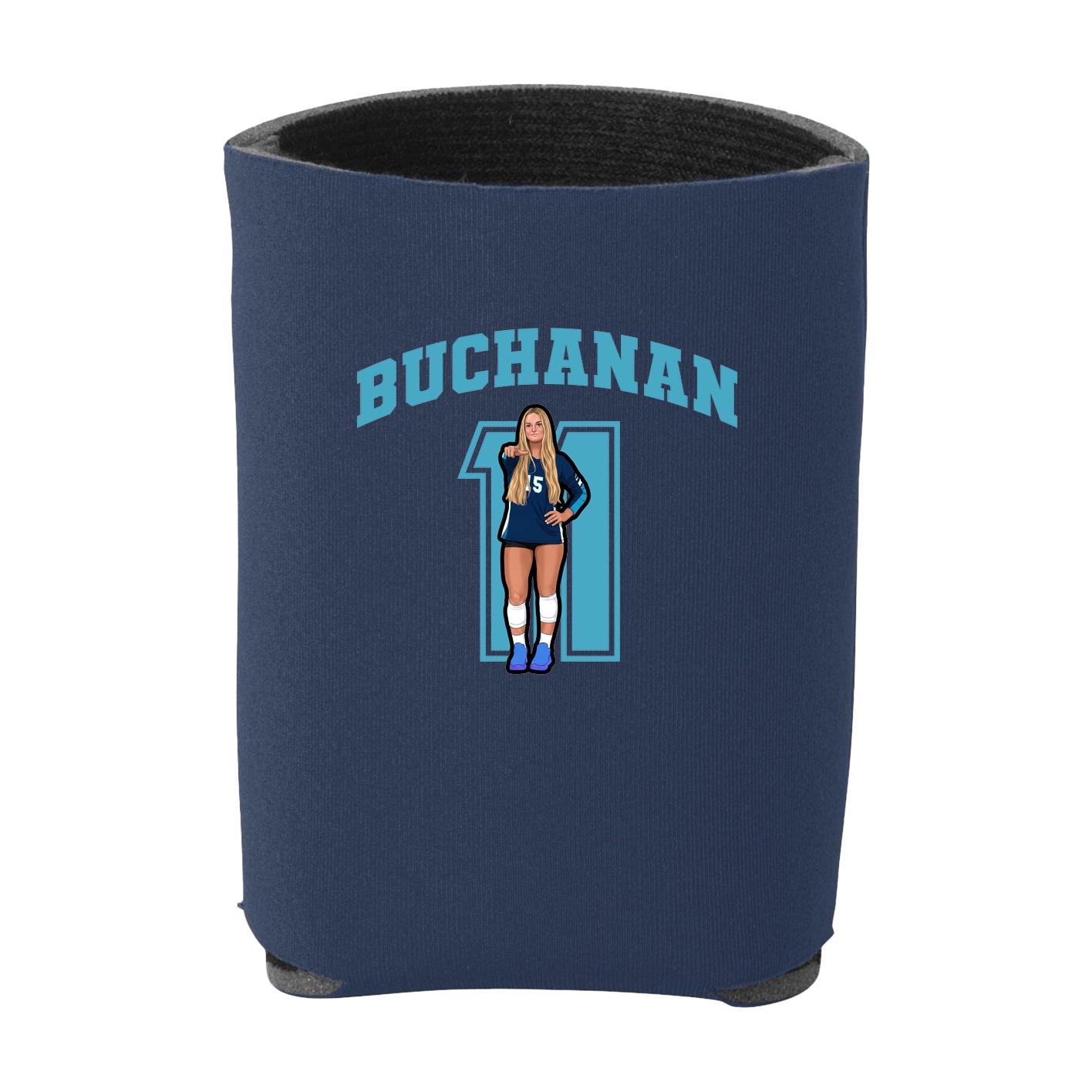 Can Holder — Number in Navy
