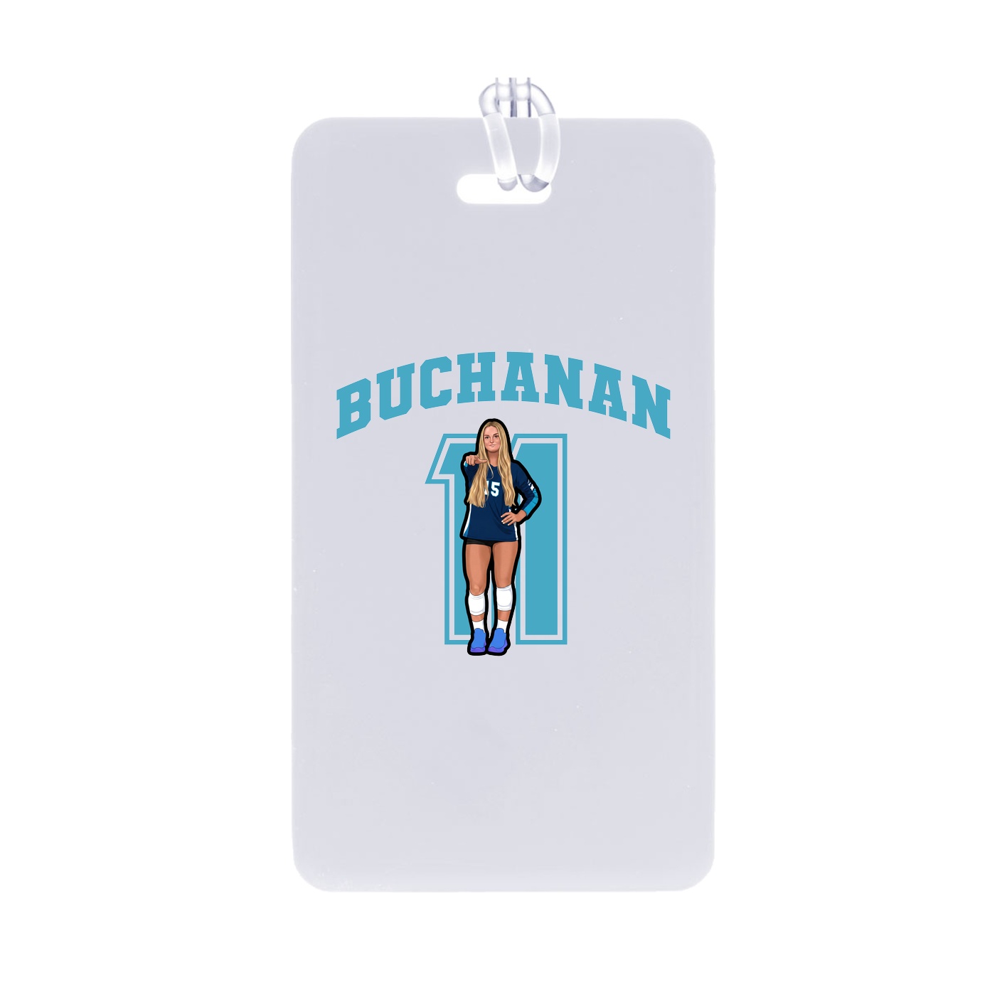Bag Tag — Number in Classic