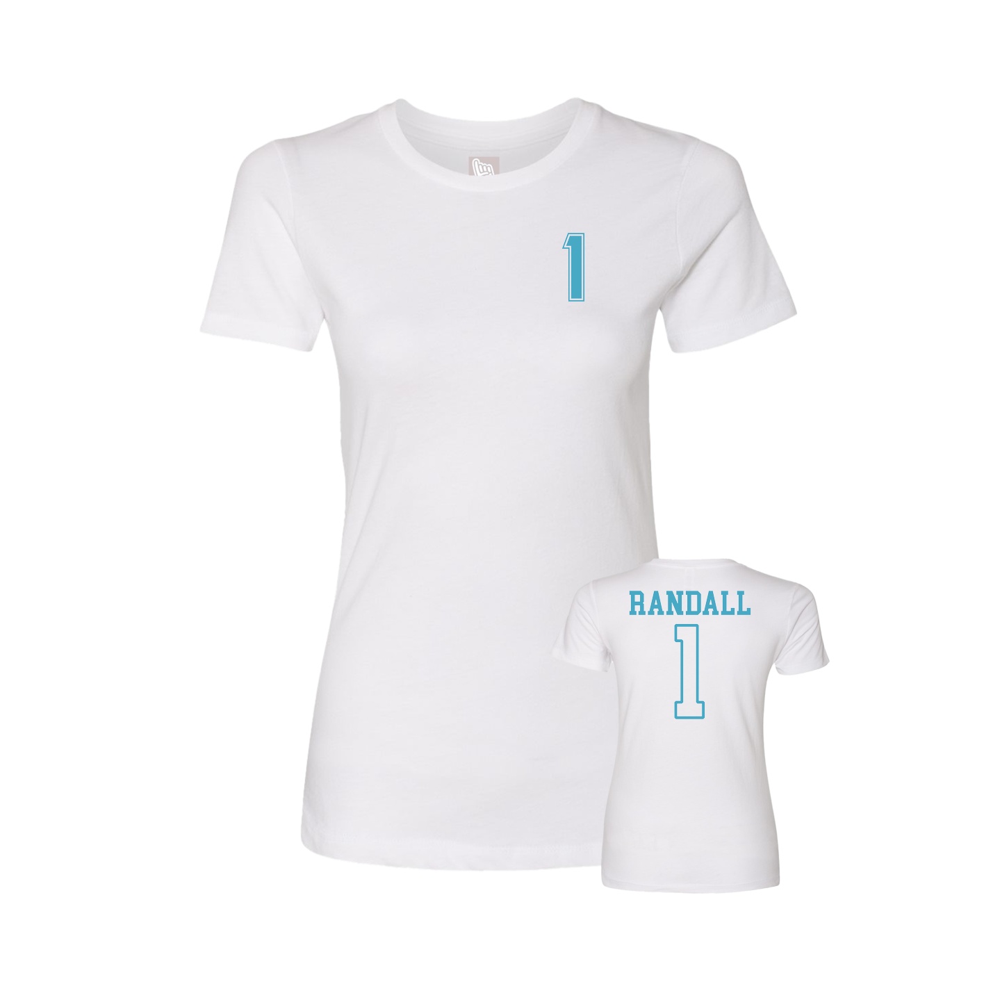 Womens Tee — Chest Back in White