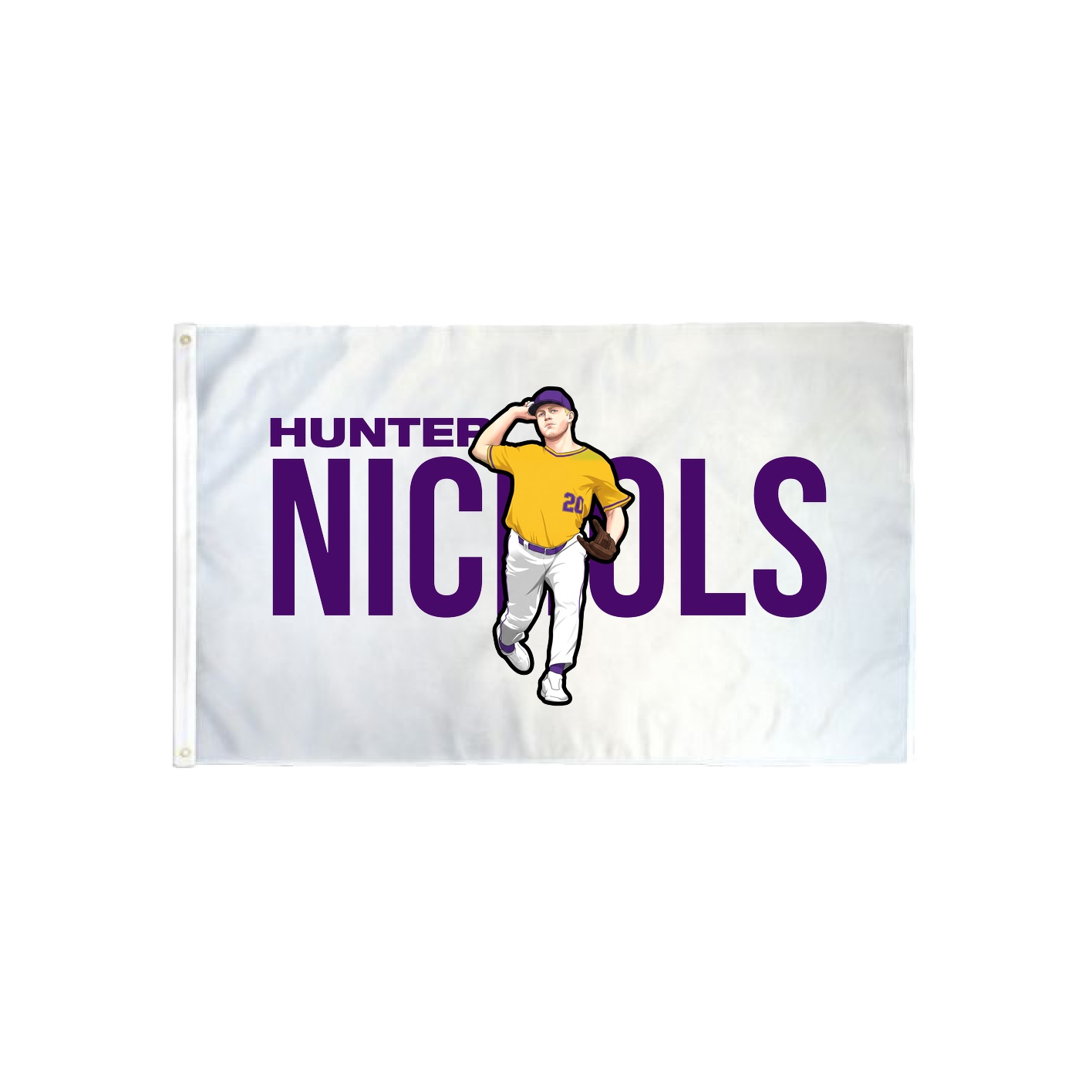 3x5 Flag — Player Name in Classic