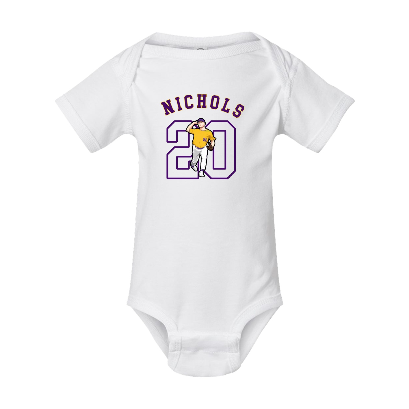 Baby Onesie — Shirsey Arch in White