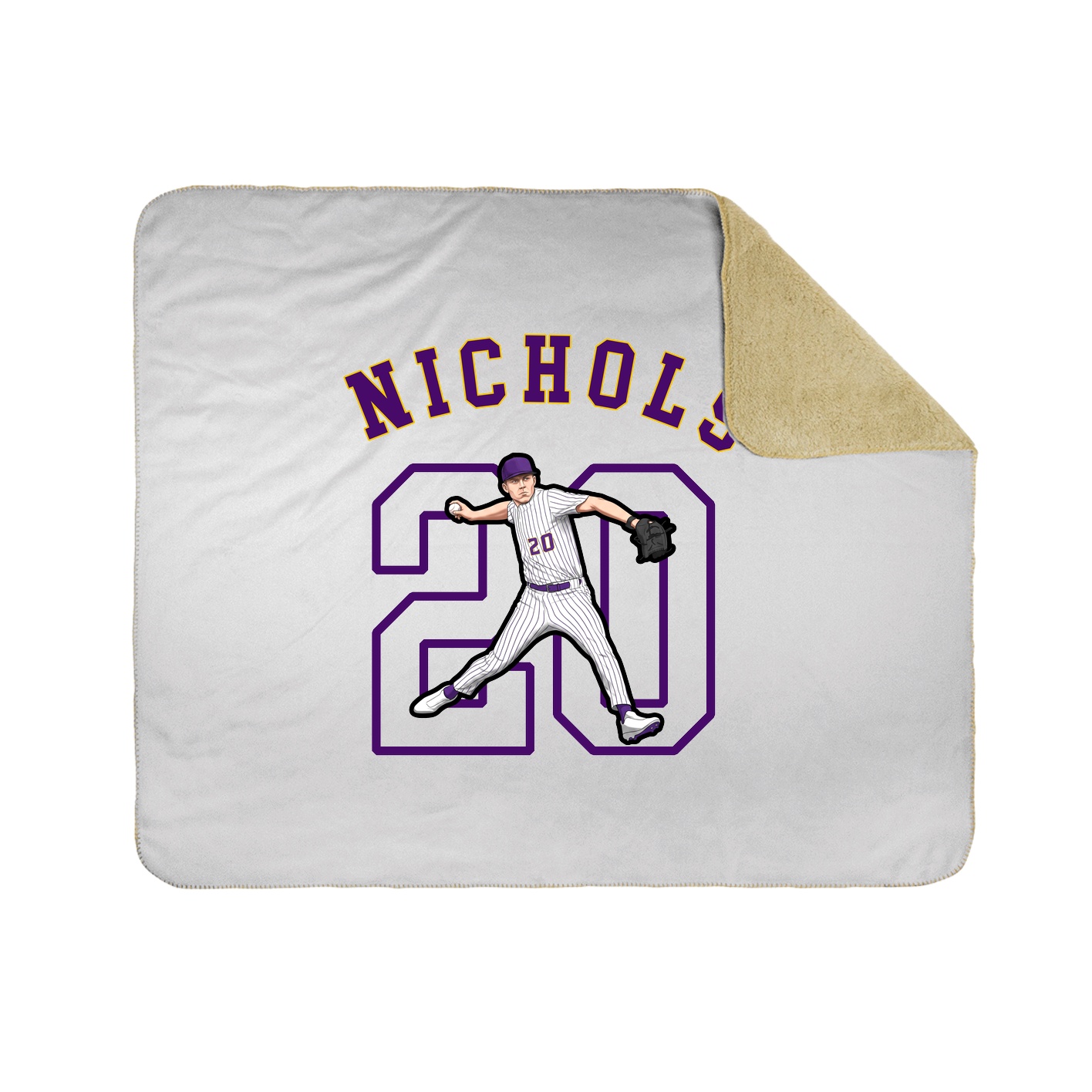 Throw Blanket — Shirsey Arch in White