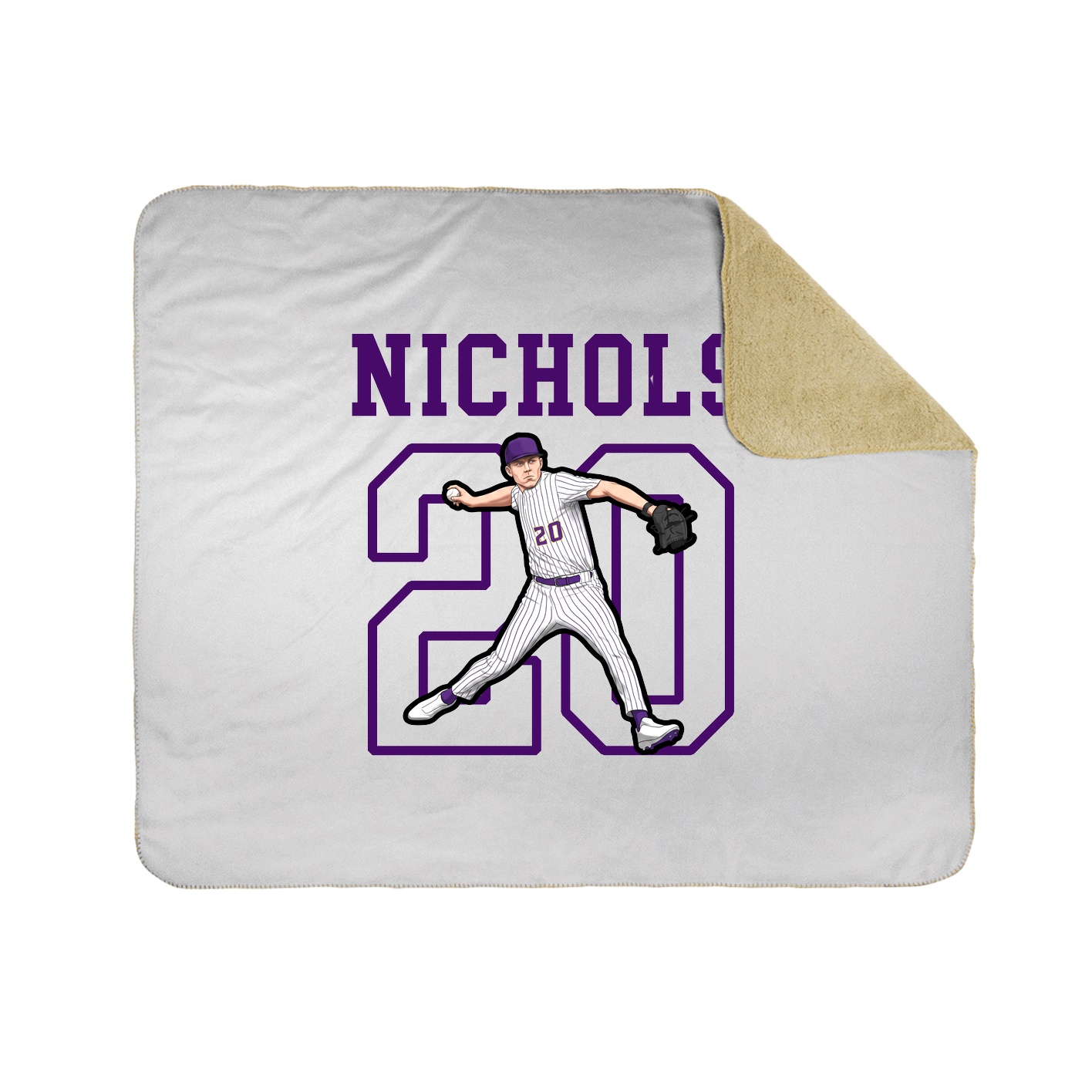 Throw Blanket — Shirsey in White