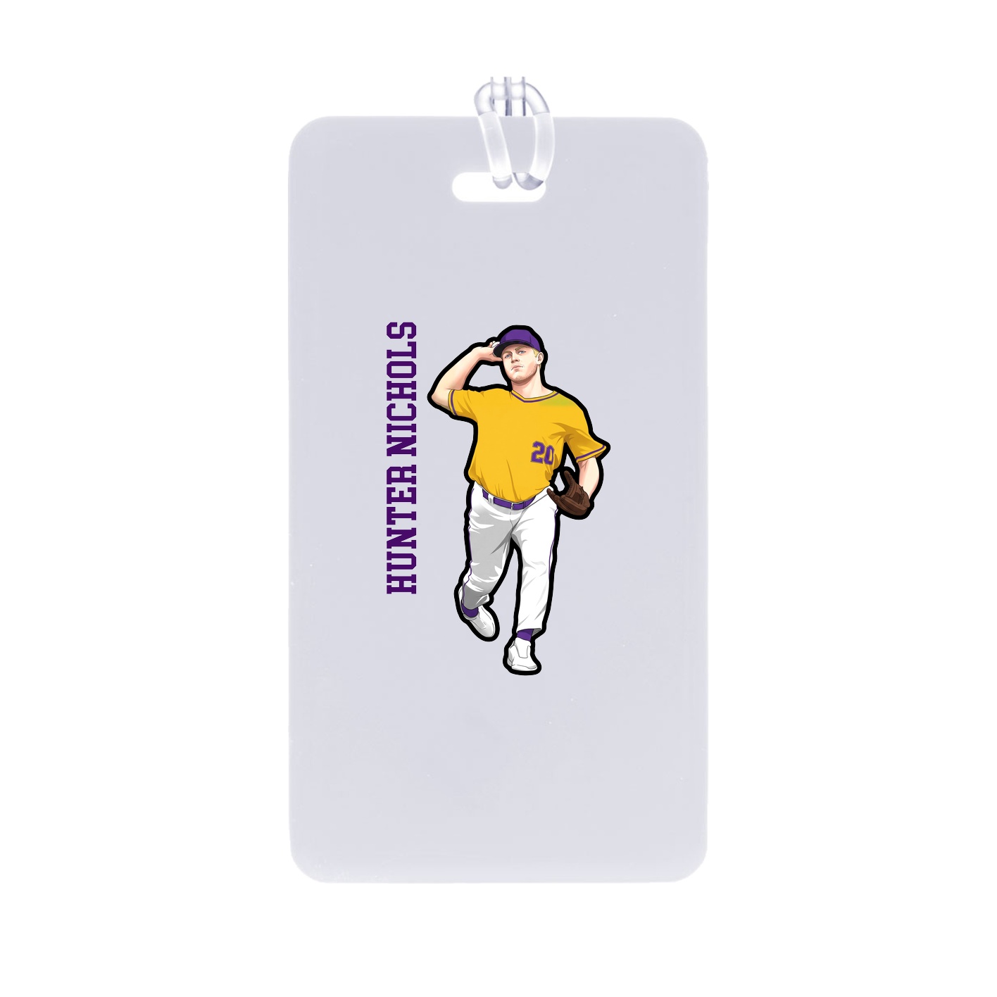 Bag Tag — Name Vertical in Classic