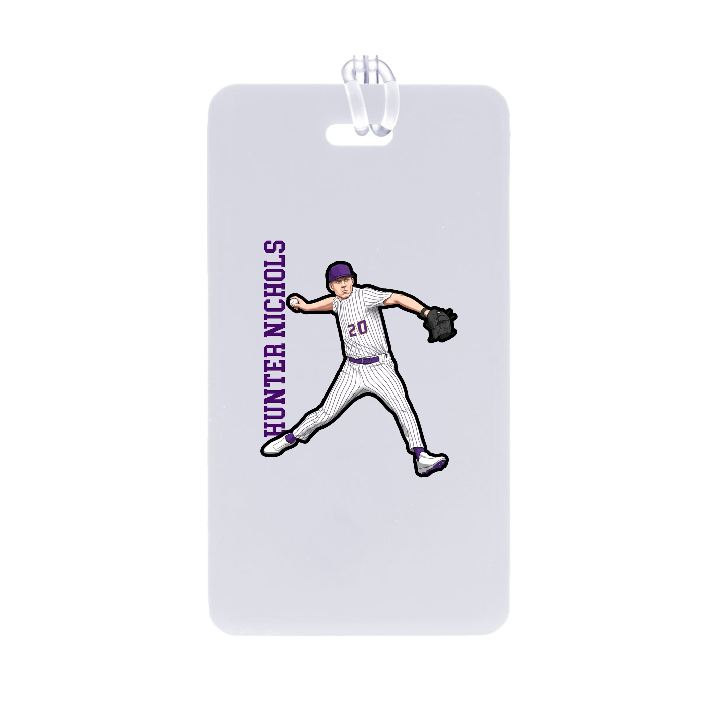 Bag Tag — Name Vertical in Classic