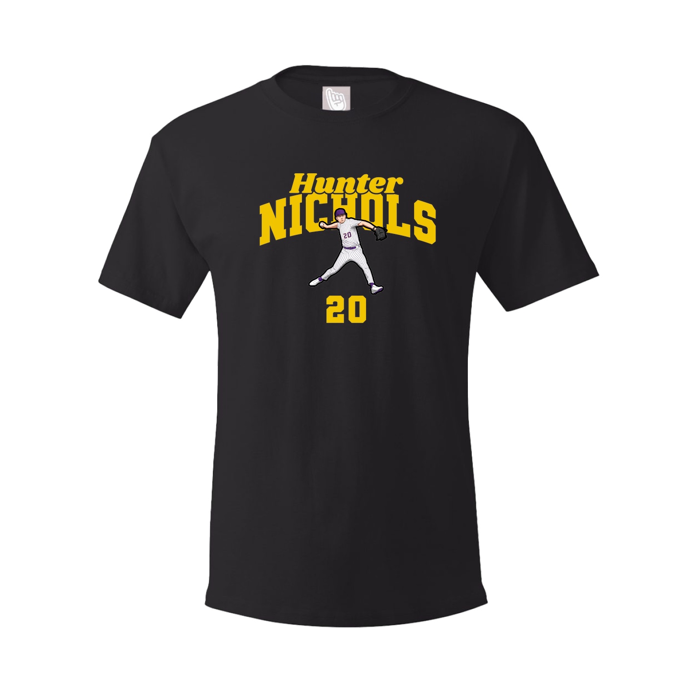 Youth Tee — Signature Arch in Black