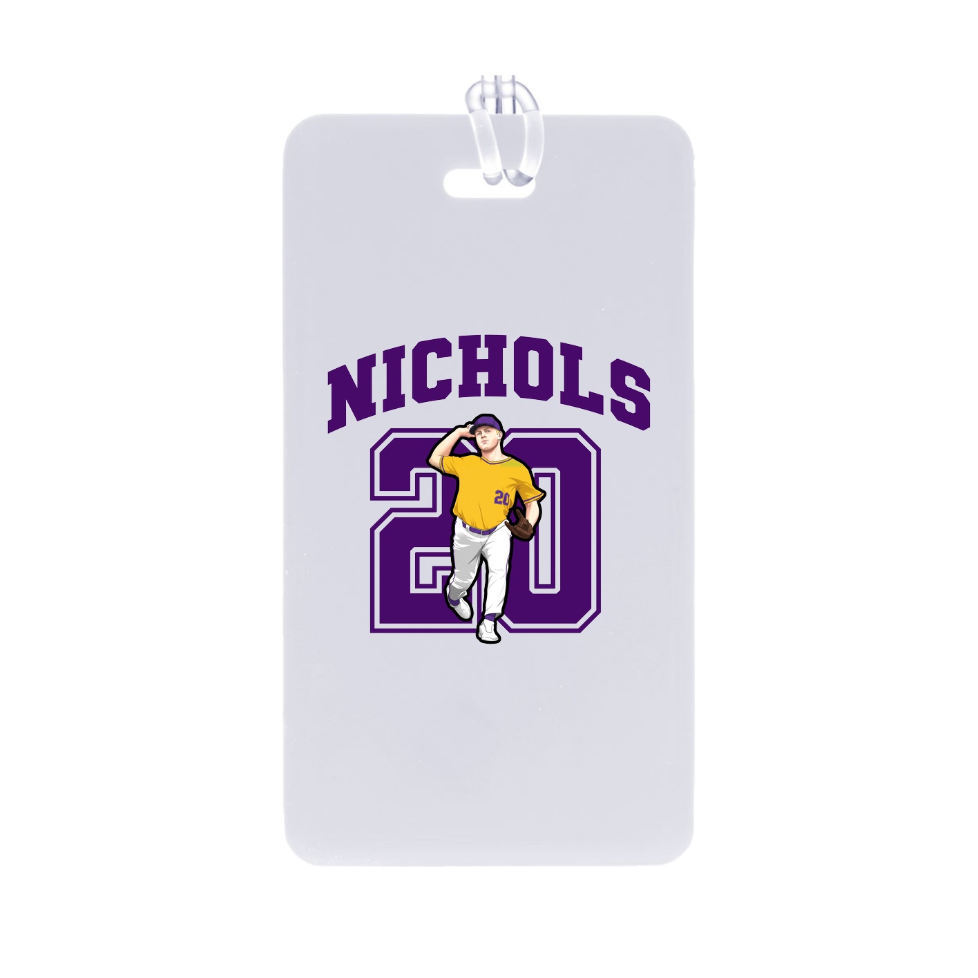 Bag Tag — Number in Classic