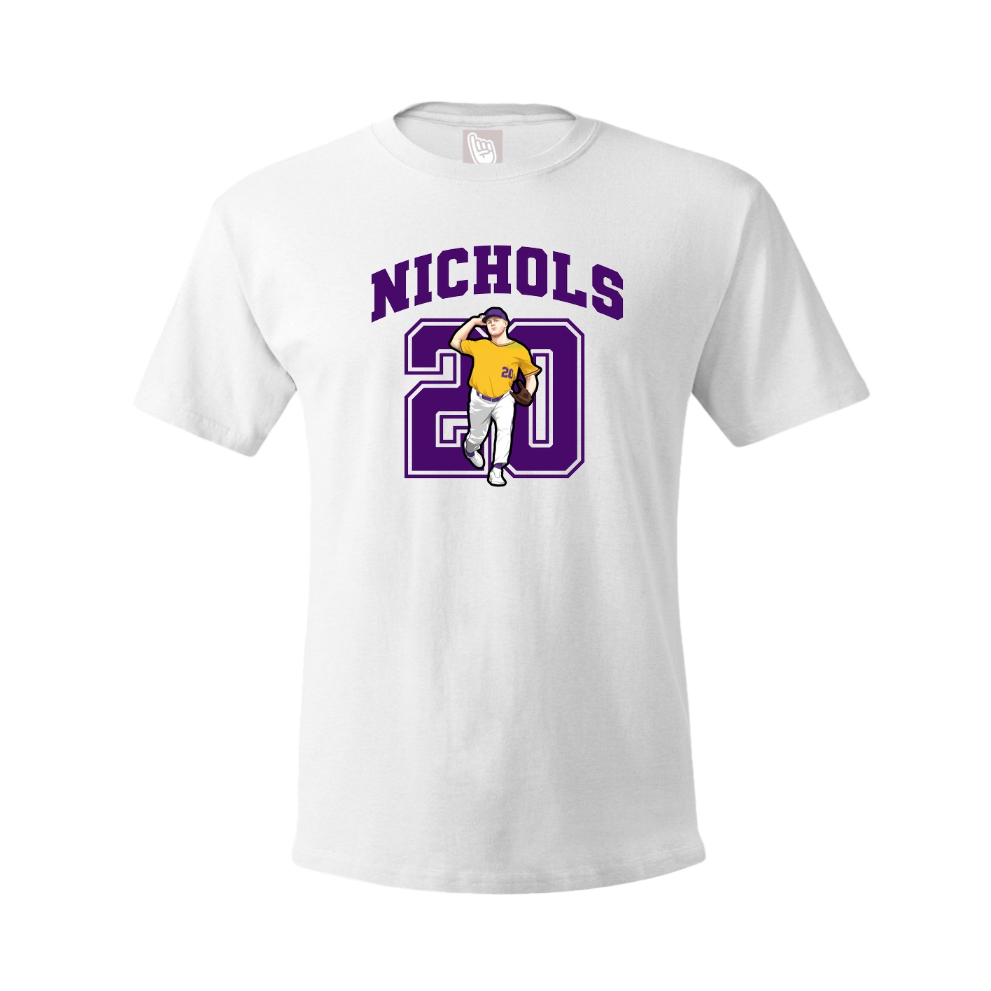 Tee — Number in White