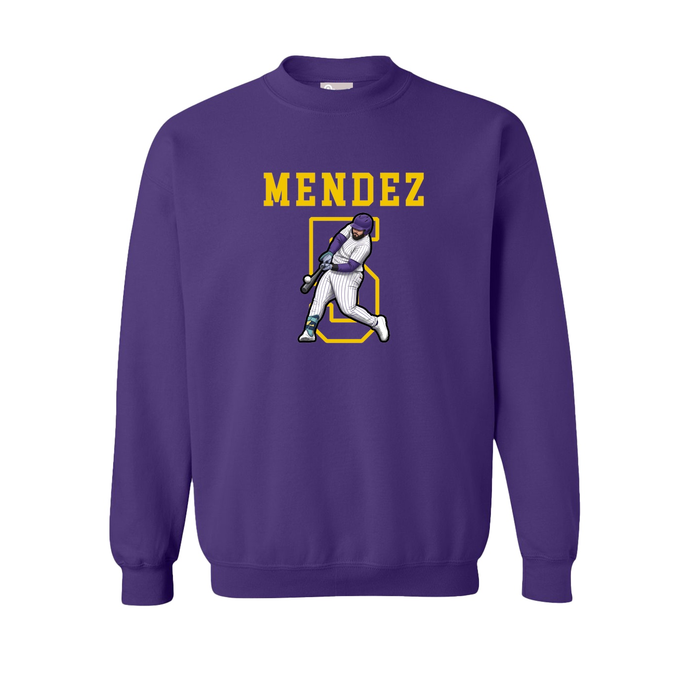 Fleece Crew — Shirsey in Purple