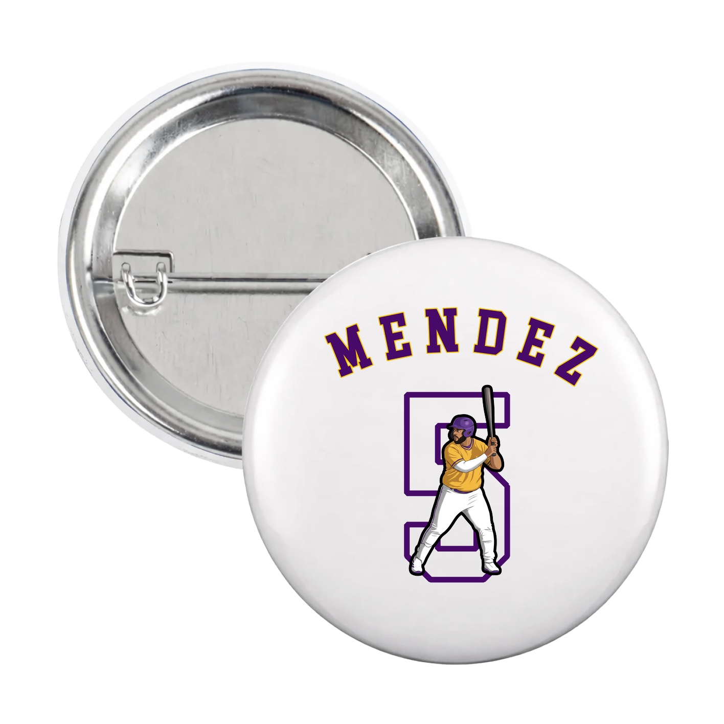 Game Day Button — Shirsey Arch in White