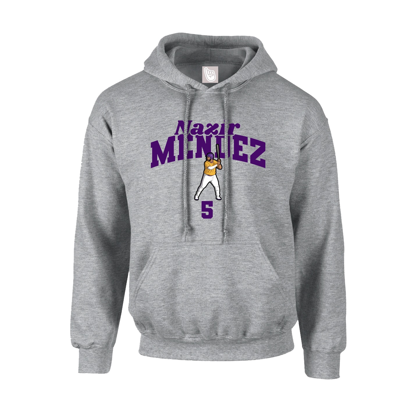 Hoodie — Signature Arch in Grey