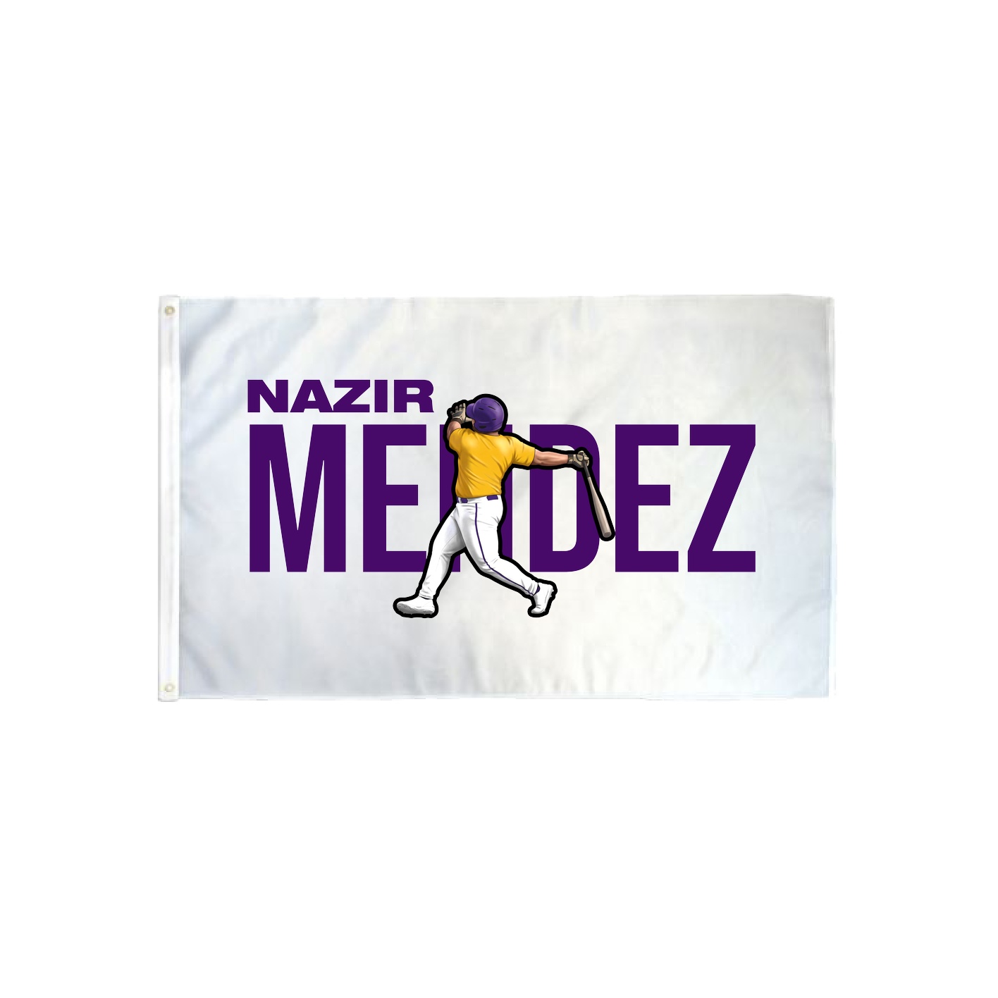 3x5 Flag — Player Name in Classic